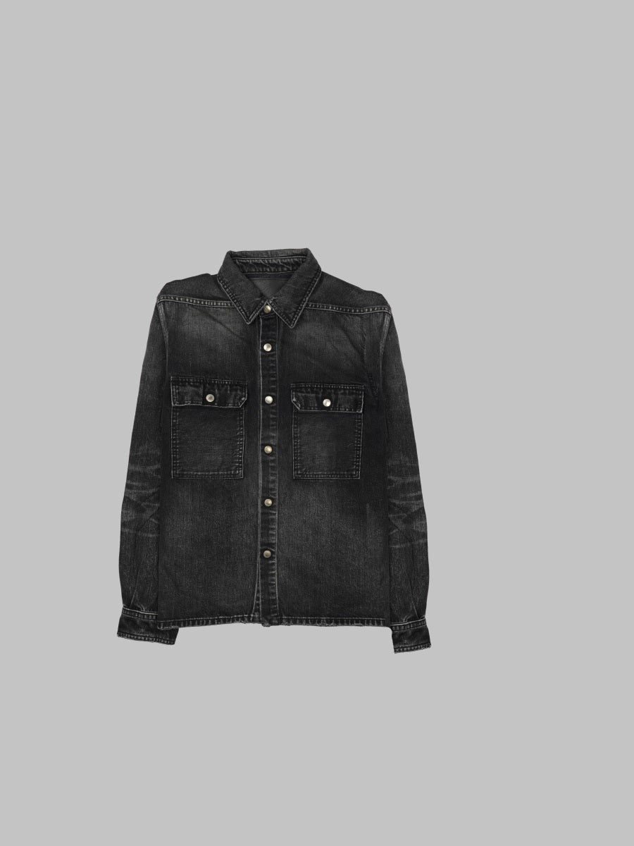 Rick Owens Drkshdw Men Overshirt Cropped RICK OWENS