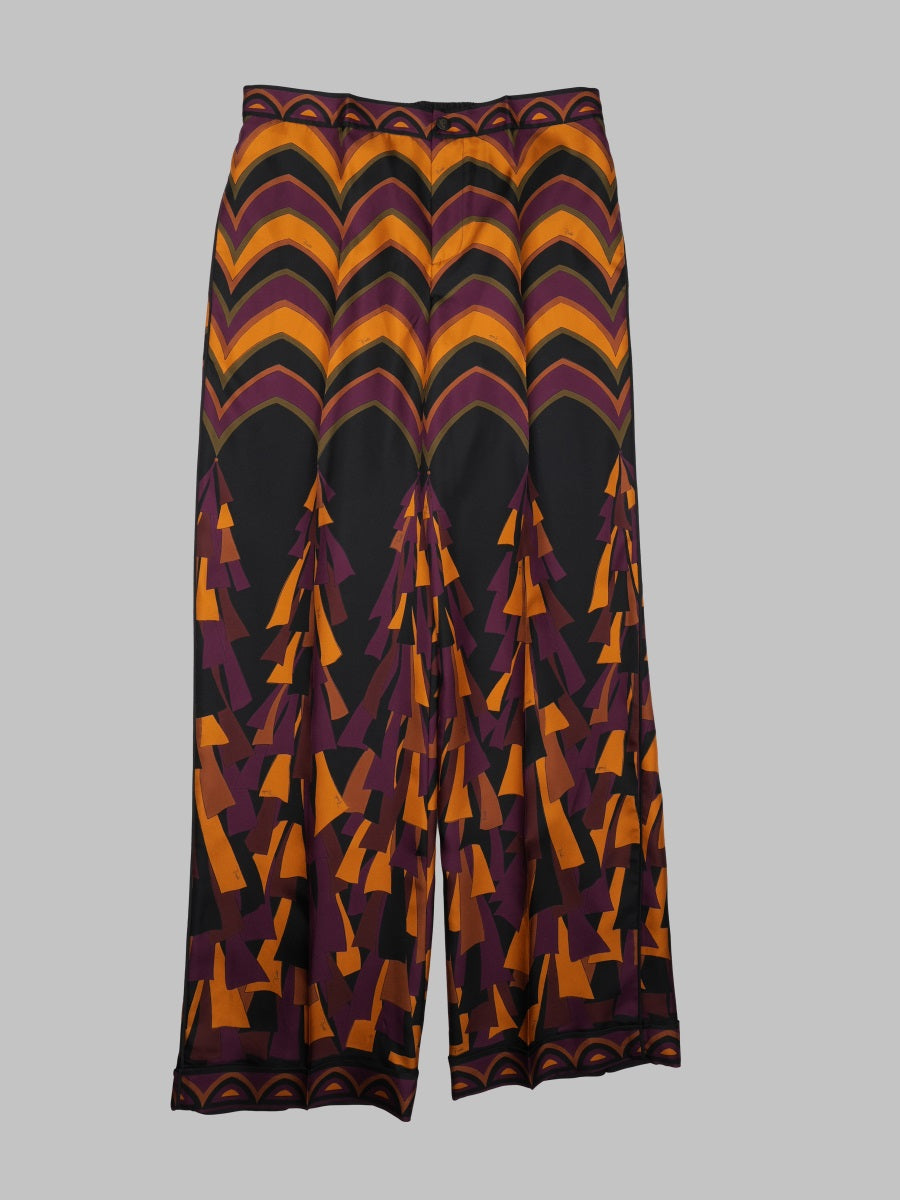 Pucci Women Pantalone In Seta Stampa Baiadera PUCCI