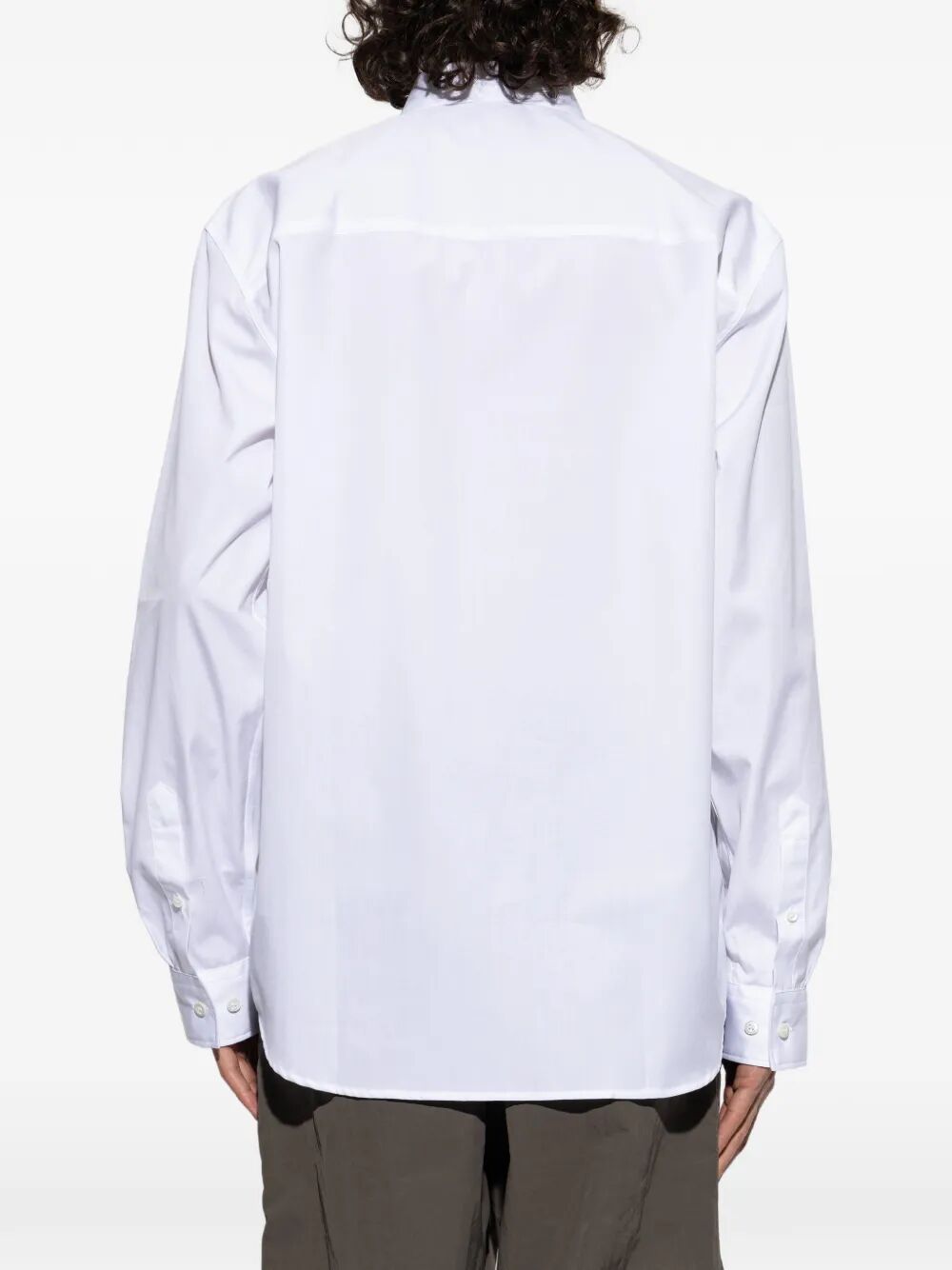 Dries Van Noten Men Caper Cotton Poplin Shirt DRIES VAN NOTEN