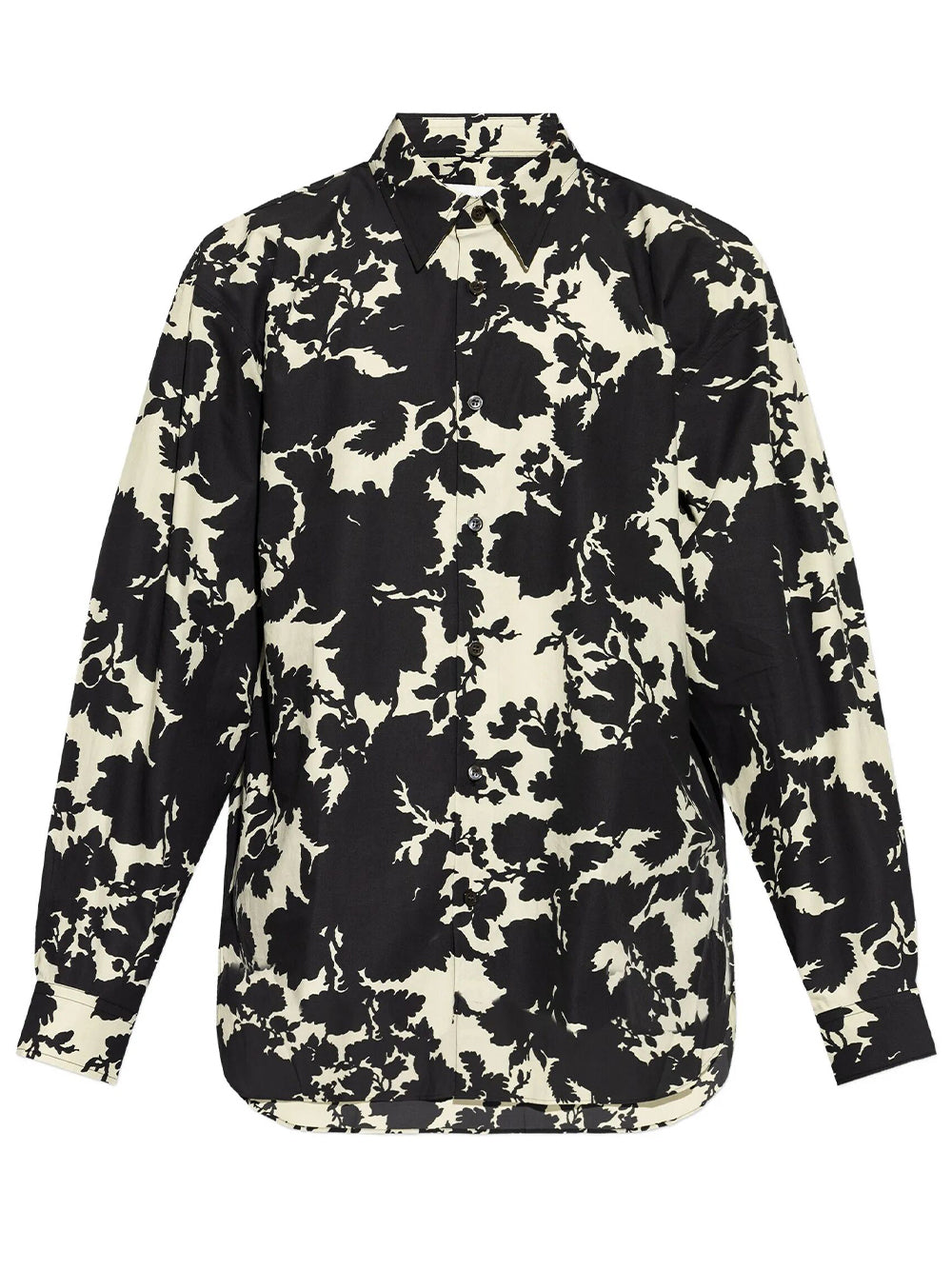 Dries Van Noten Men Croom Patterned Cotton Shirt DRIES VAN NOTEN