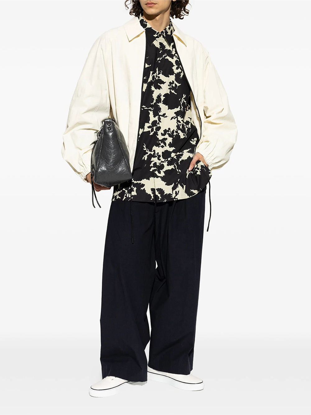 Dries Van Noten Men Croom Patterned Cotton Shirt DRIES VAN NOTEN