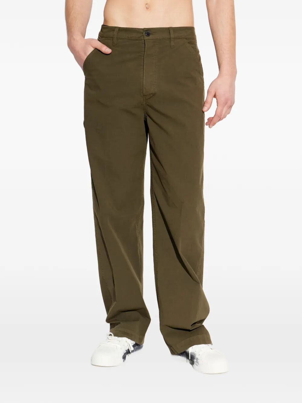 Dries Van Noten Men Pickerbys Cotton Trousers With Side Pocket DRIES VAN NOTEN
