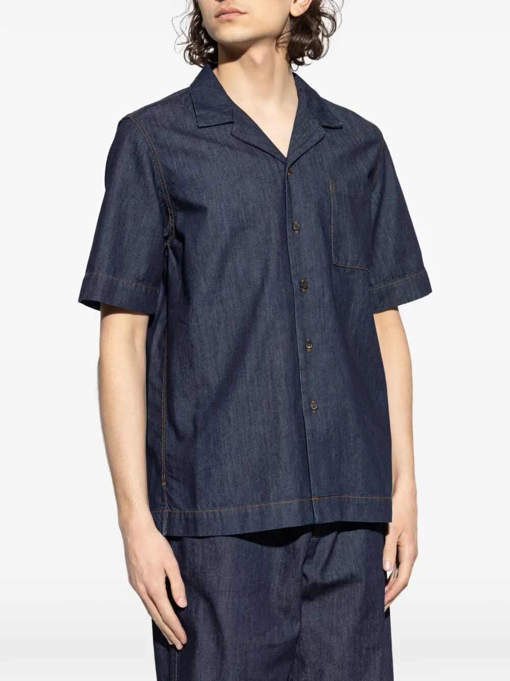 Dries Van Noten Men Cartone Denim Shirt DRIES VAN NOTEN