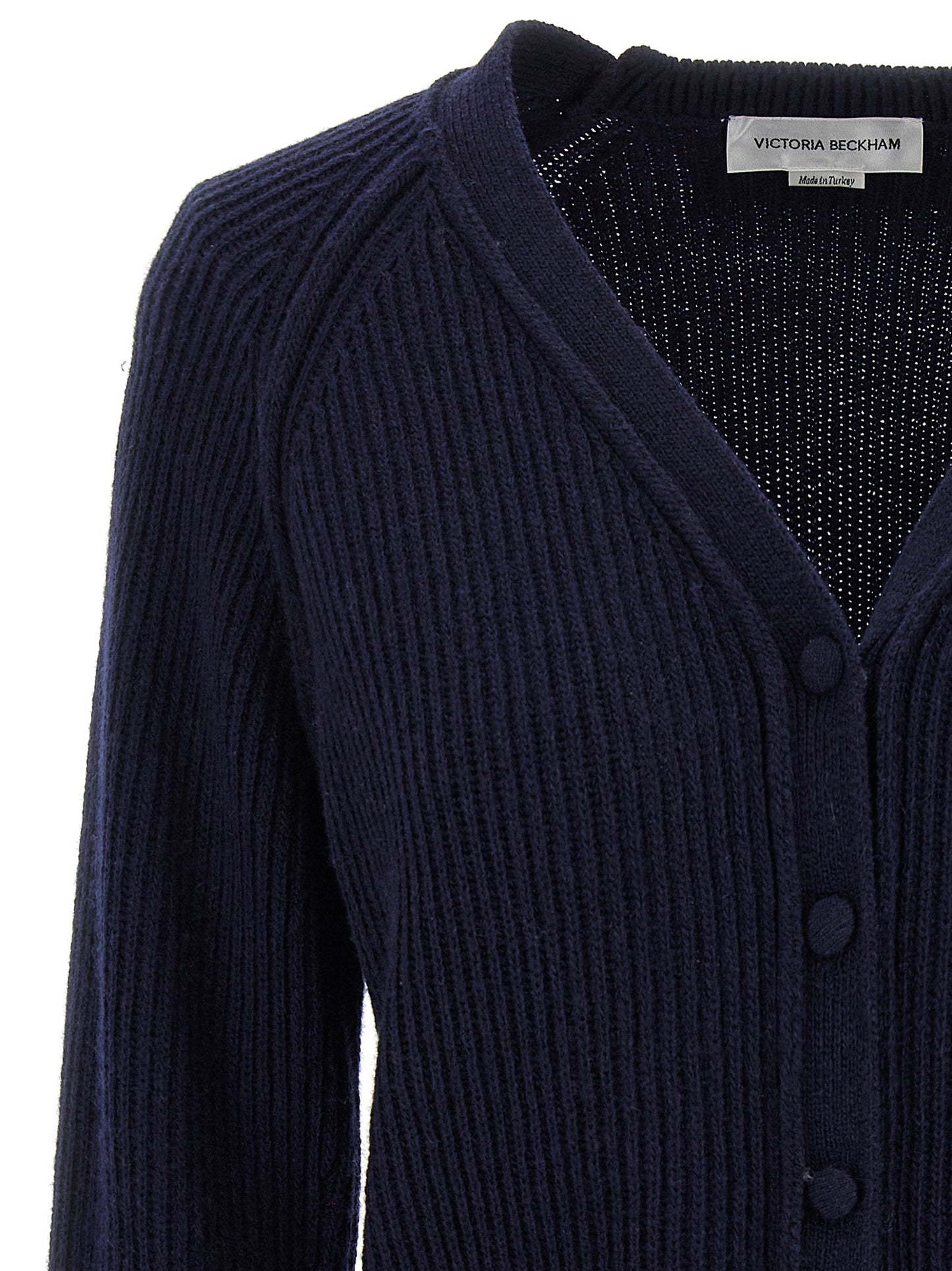 Victoria Beckham Women 'Stepped Hem' Cardigan VICTORIA BECKHAM
