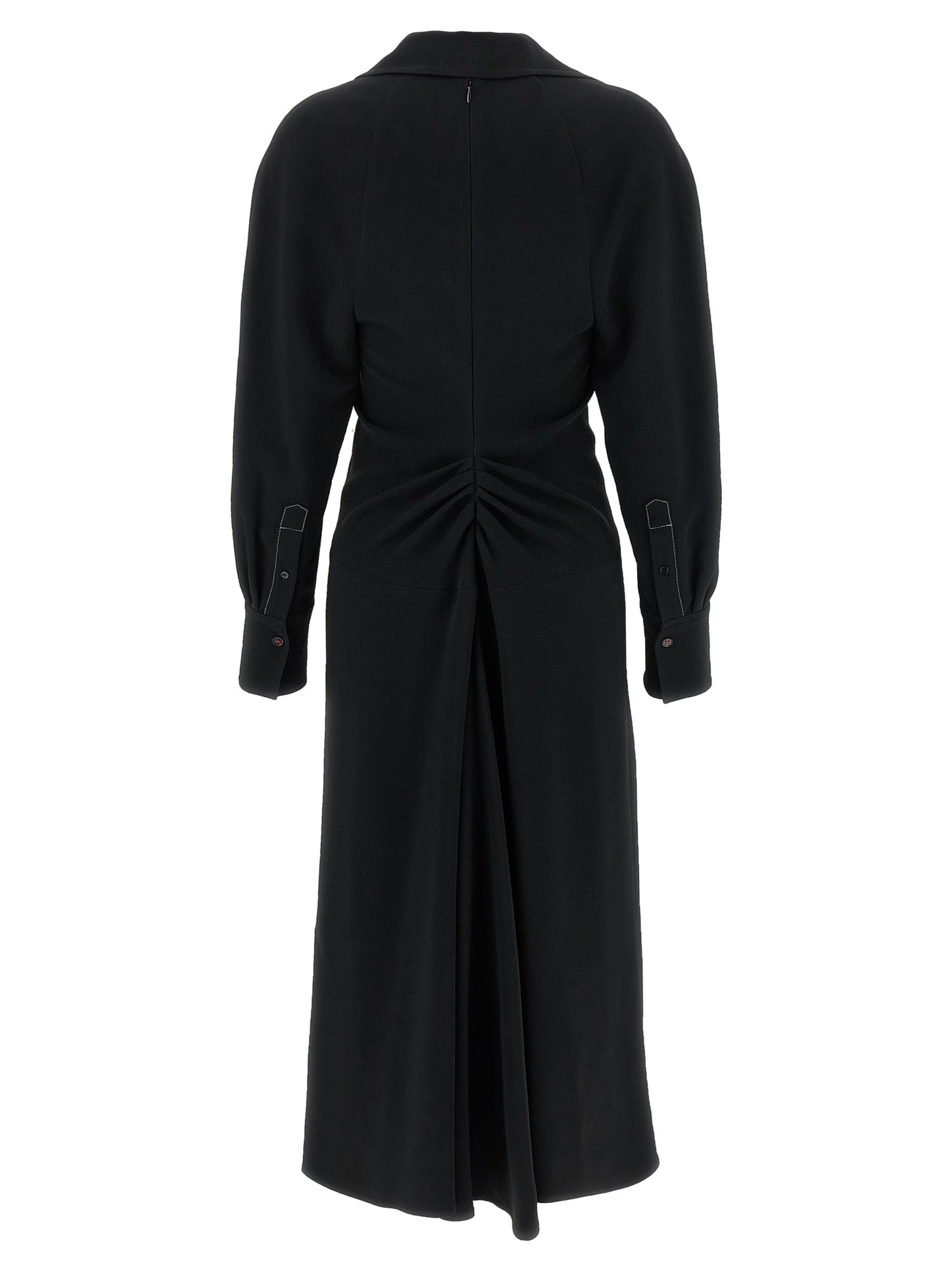 Victoria Beckham Women 'Long Sleeve Polo Collar Midi' Dress VICTORIA BECKHAM