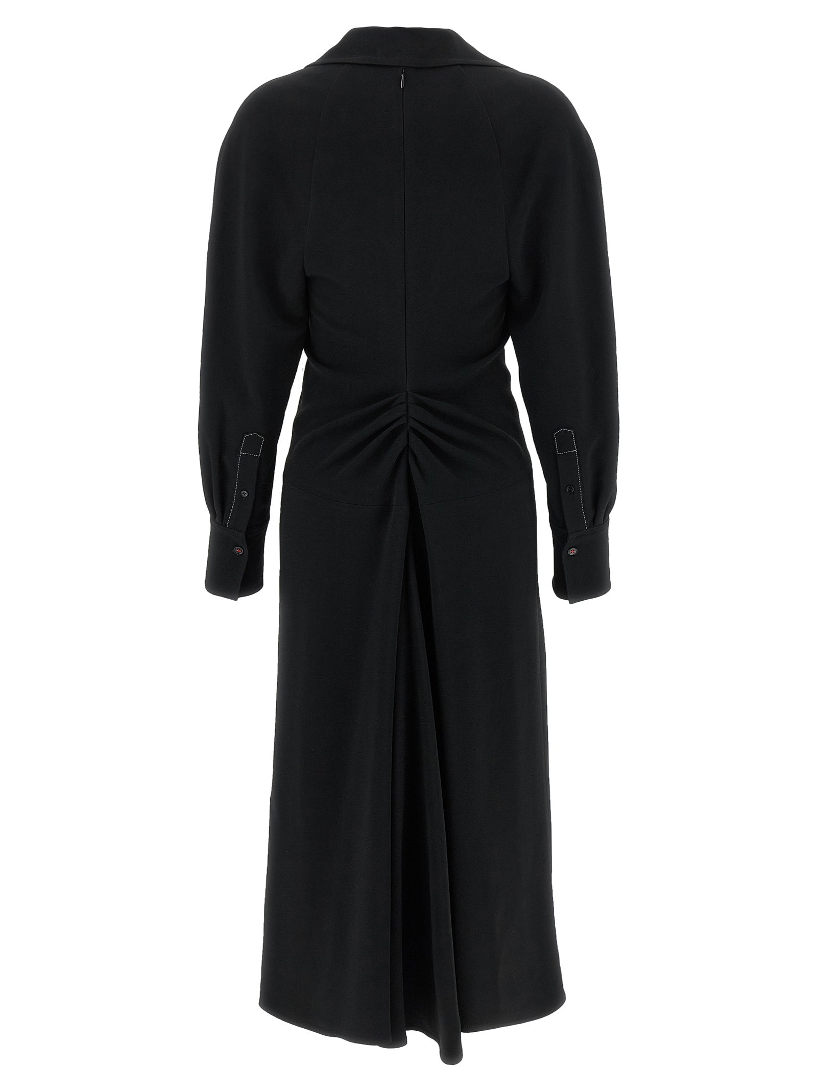 Victoria Beckham Women 'Long Sleeve Polo Collar Midi' Dress VICTORIA BECKHAM