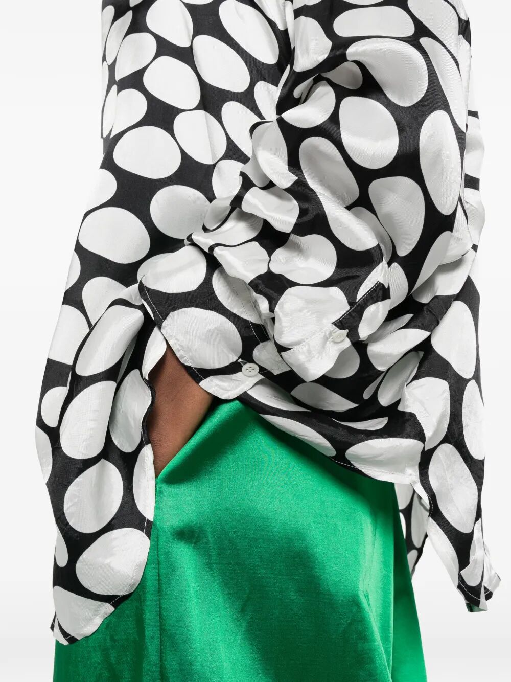 Dries Van Noten Women Casia Viscose Shirt With Large Polka Dot-Motif DRIES VAN NOTEN