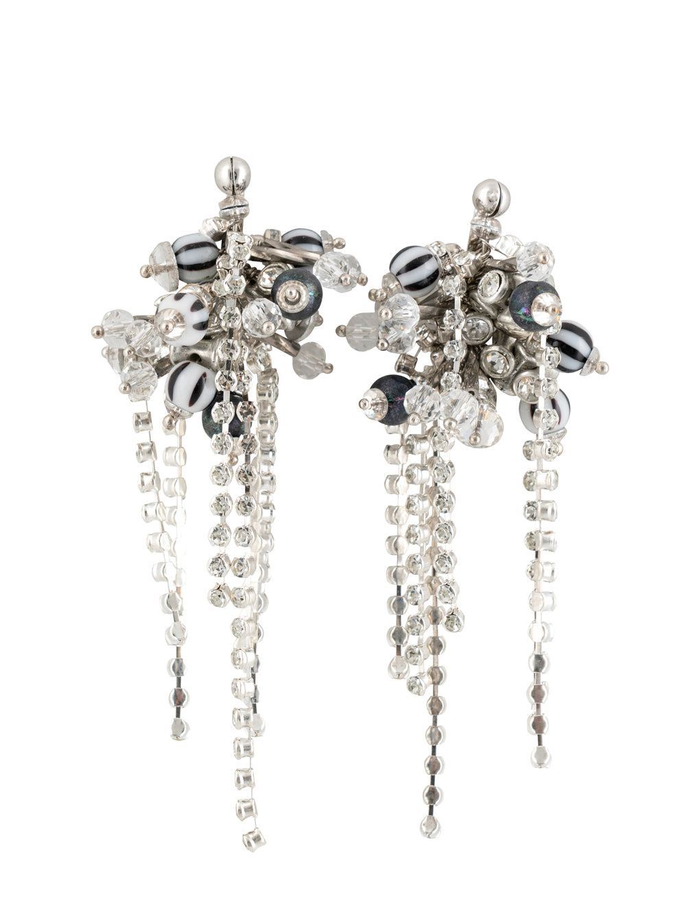 Dries Van Noten Women Handmade Embellished Pin Earrings DRIES VAN NOTEN