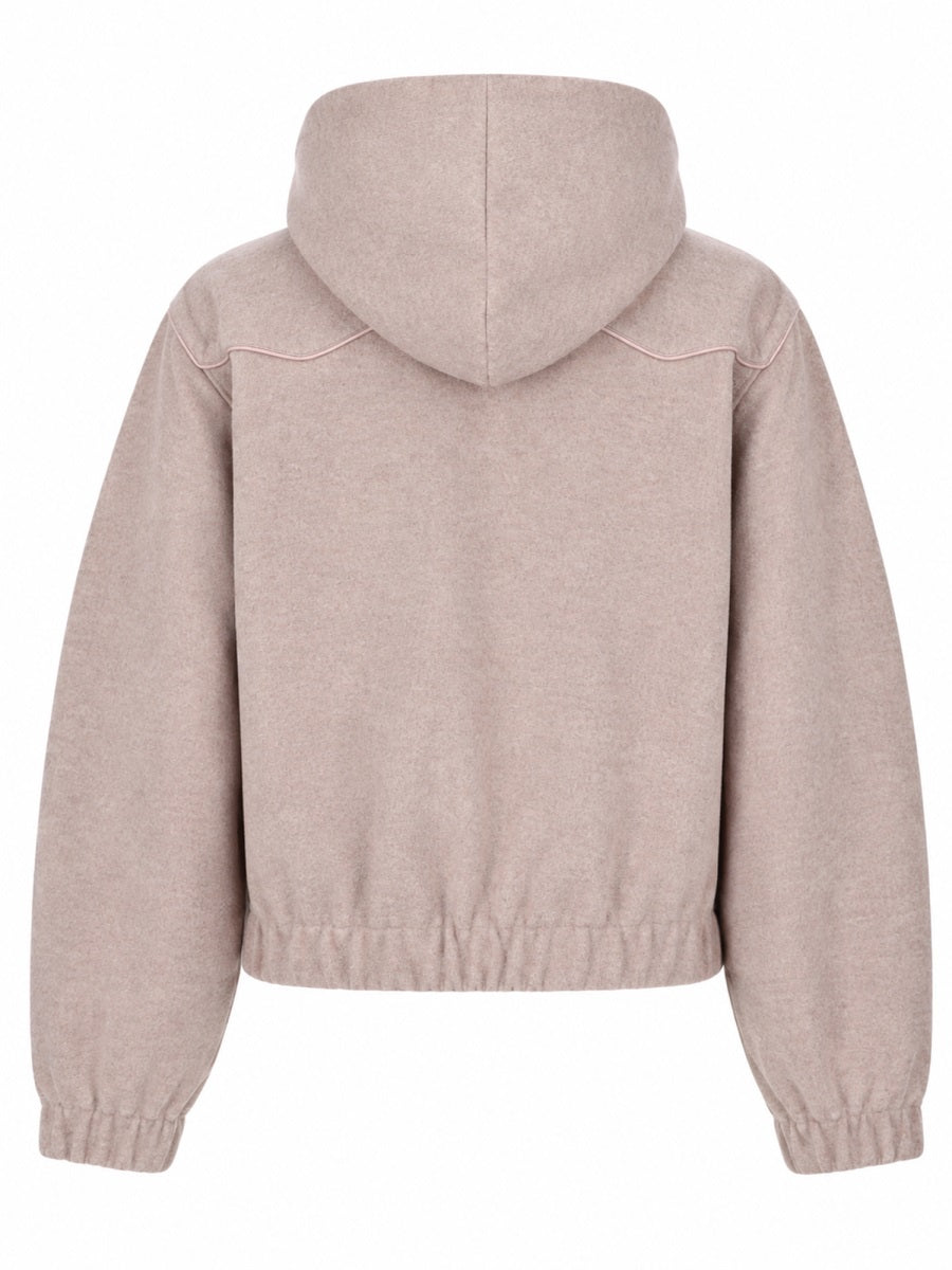 Moncler Grenoble Women Felpa Con Patch Logo MONCLER GRENOBLE