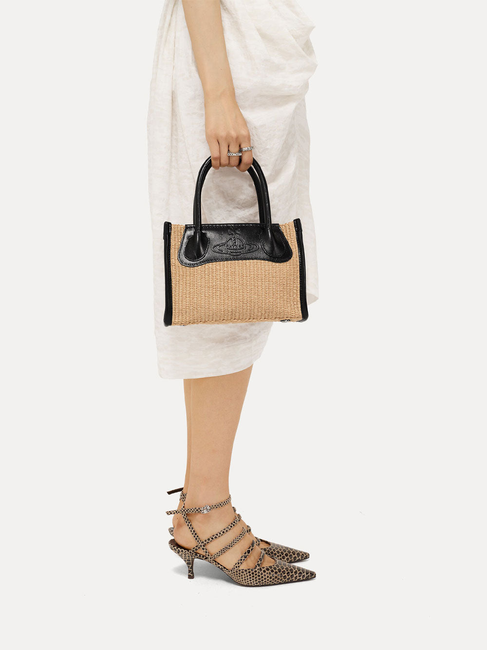 Vivienne Westwood Women Troy Small Crossbody Tote Bag VIVIENNE WESTWOOD