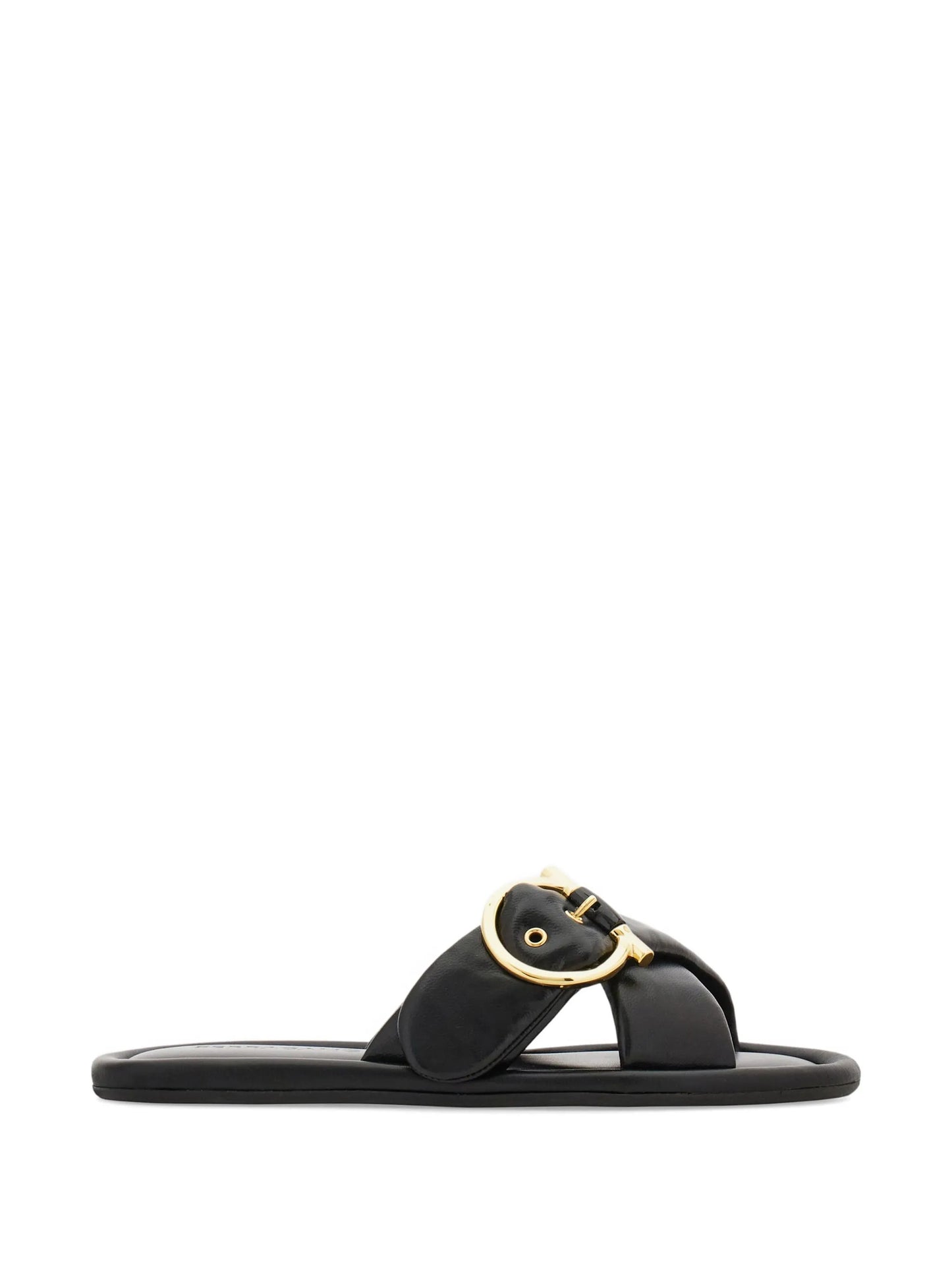 Ferragamo Women Elyzia Leather Slide FERRAGAMO