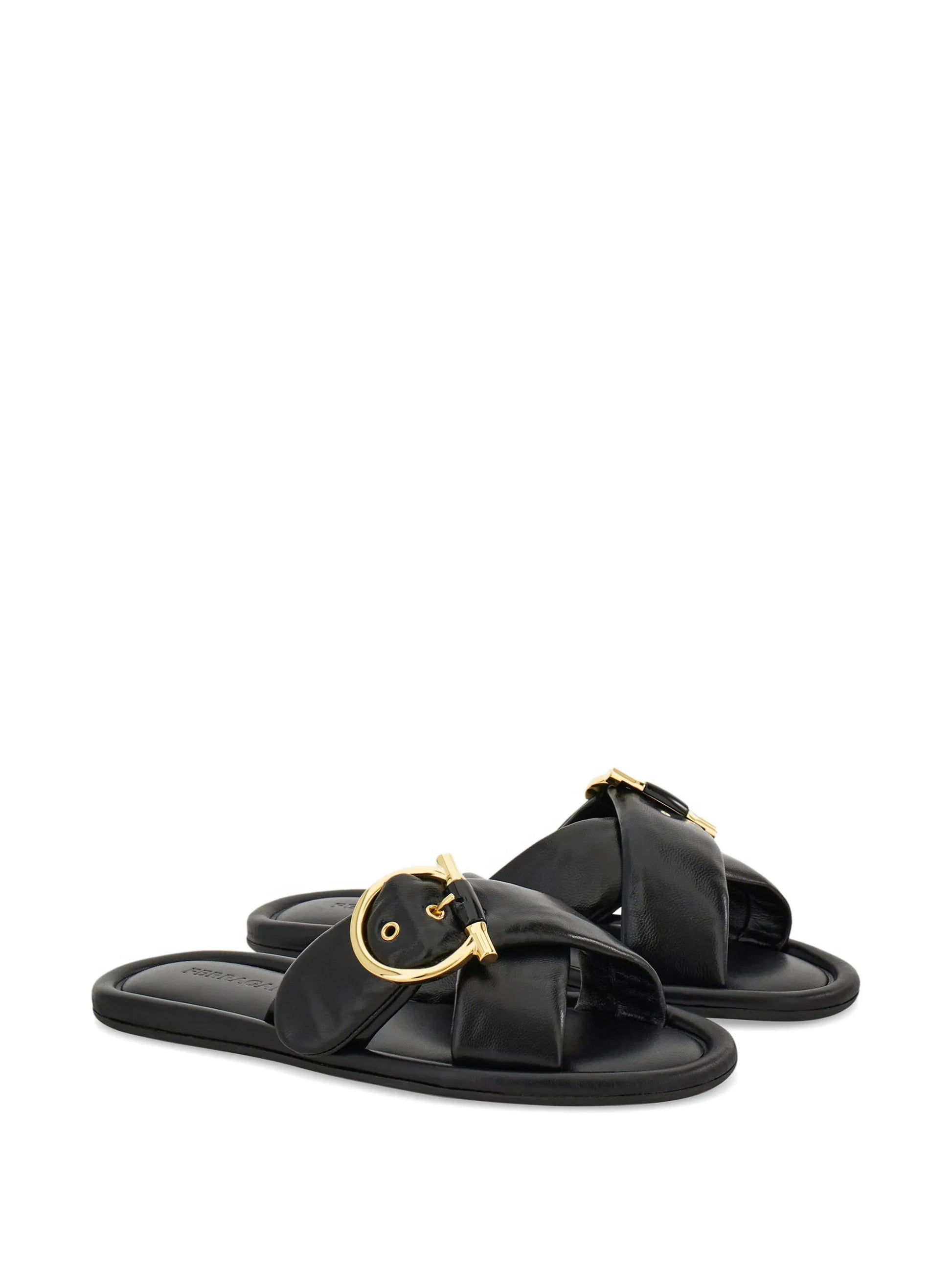 Ferragamo Women Elyzia Leather Slide FERRAGAMO