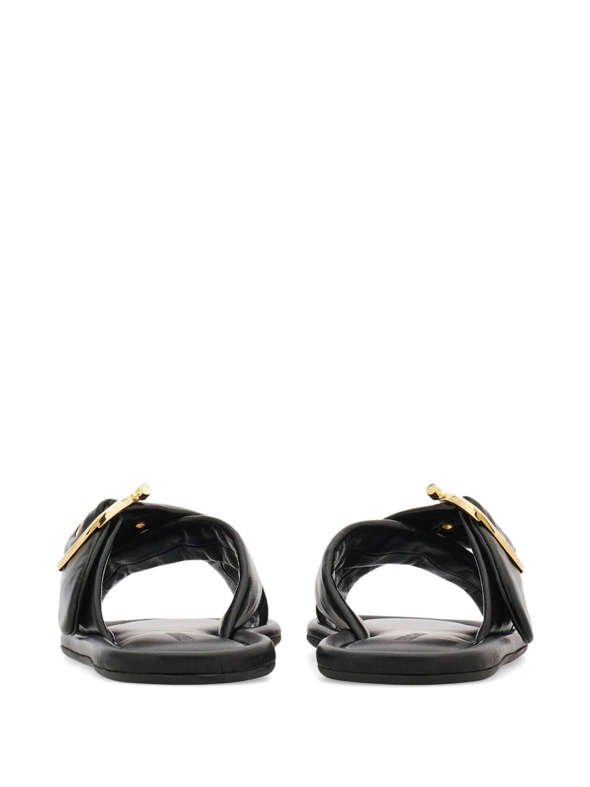 Ferragamo Women Elyzia Leather Slide FERRAGAMO