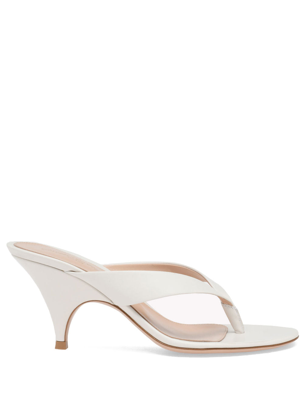 Gianvito Rossi Women Sofia Thong 70 Leather Sandals GIANVITO ROSSI