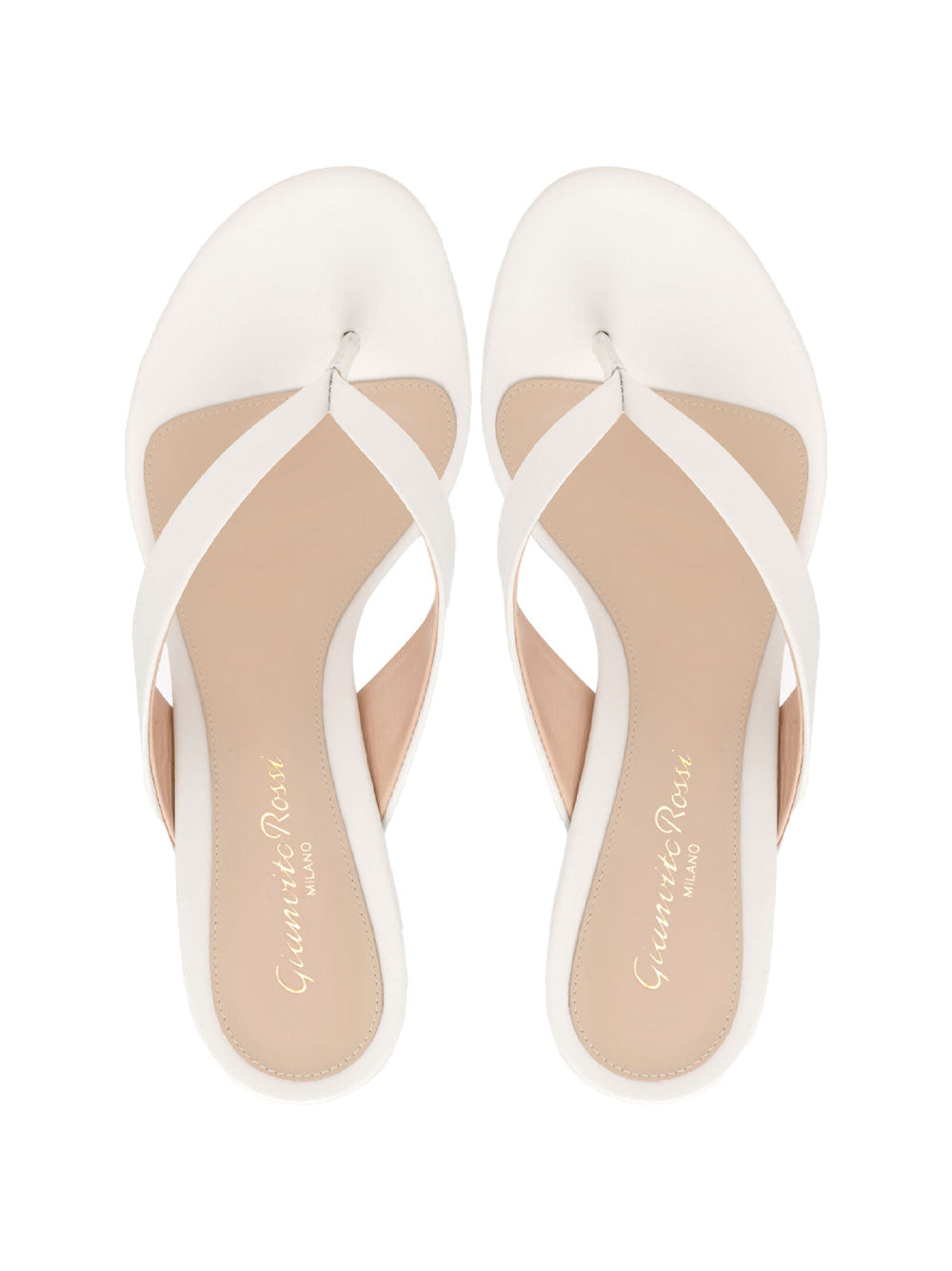 Gianvito Rossi Women Sofia Thong 70 Leather Sandals GIANVITO ROSSI