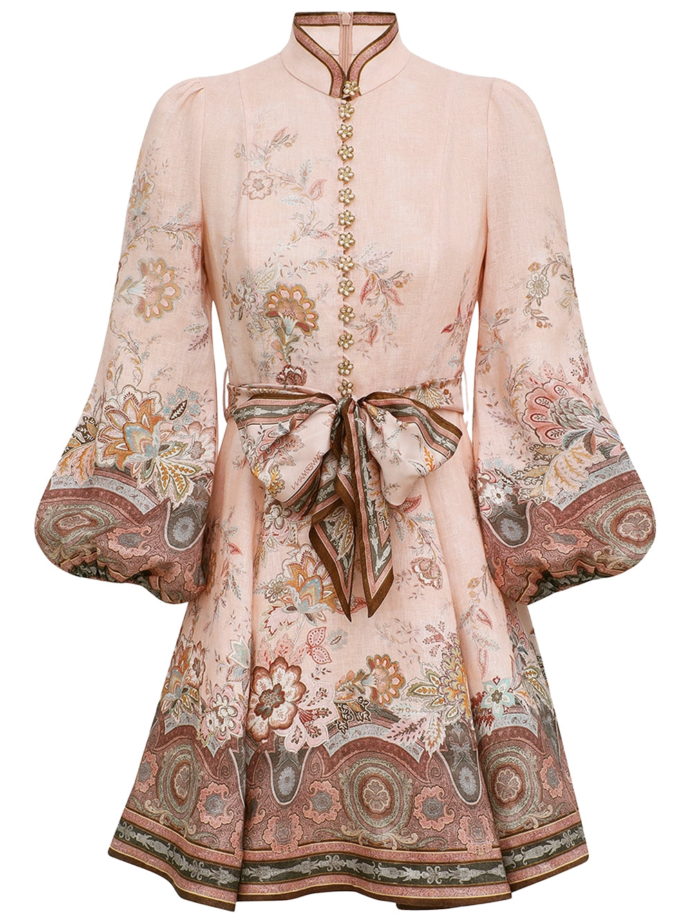 Zimmermann Women Alchemy Button Mini Dress ZIMMERMANN