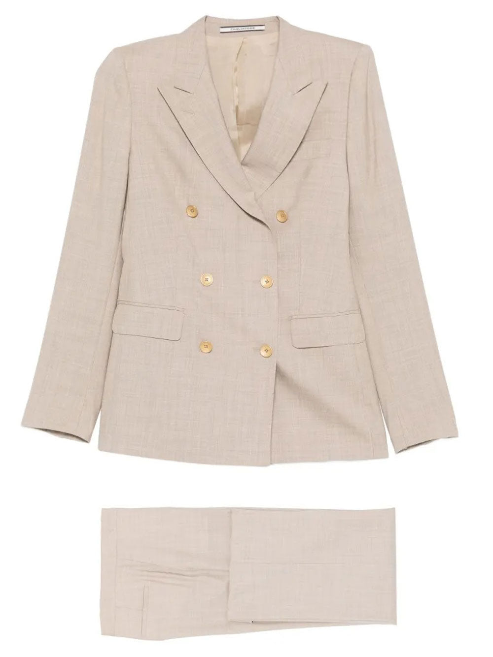 Parigi Double-Breasted Wool Blend Suit Women TAGLIATORE