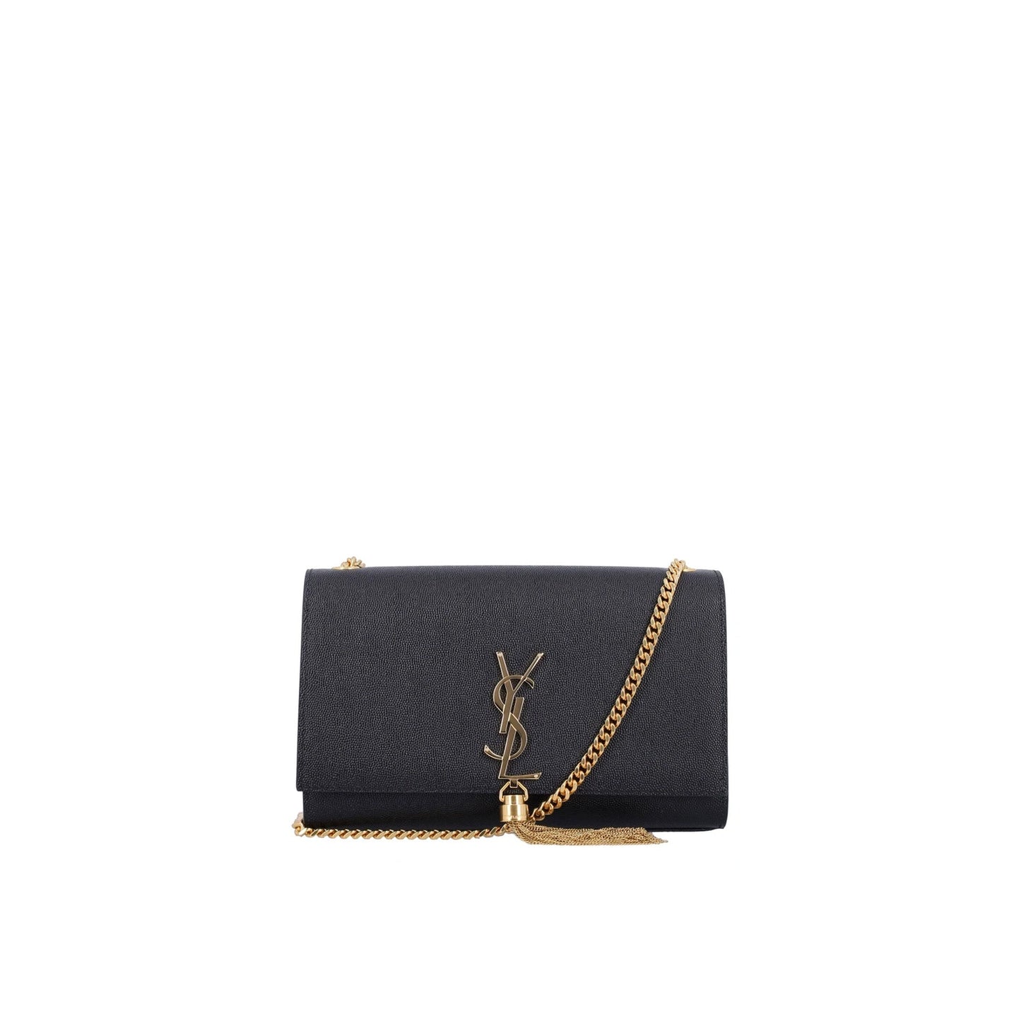 Saint Laurent Kate Small Tassel Grain Leather Napkin Shoulder Bag Women SAINT LAURENT