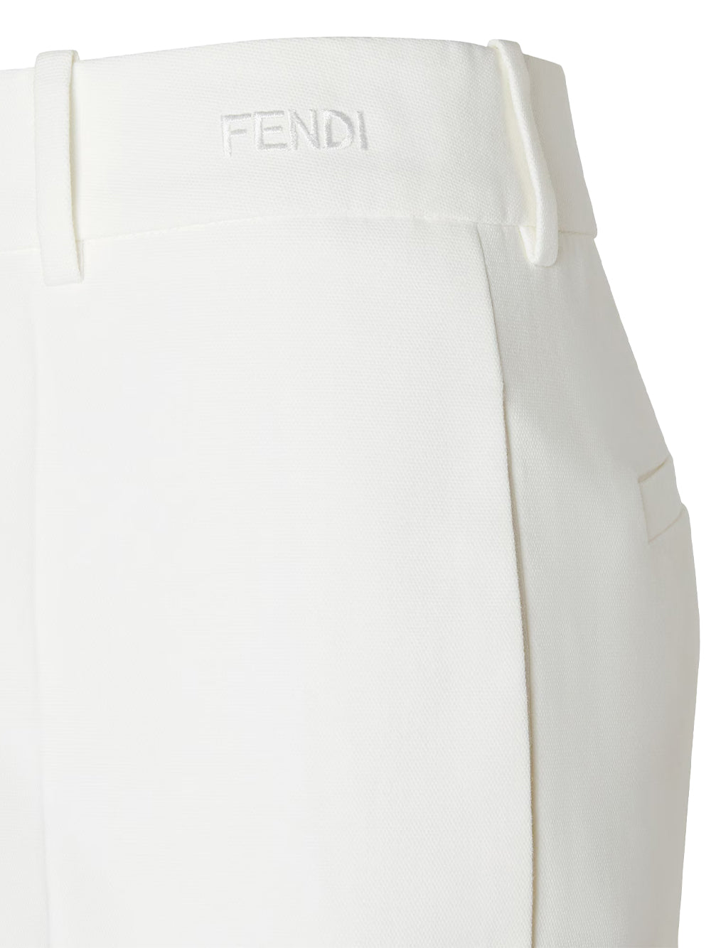 Fendi Women Technical Canvas Trousers FENDI
