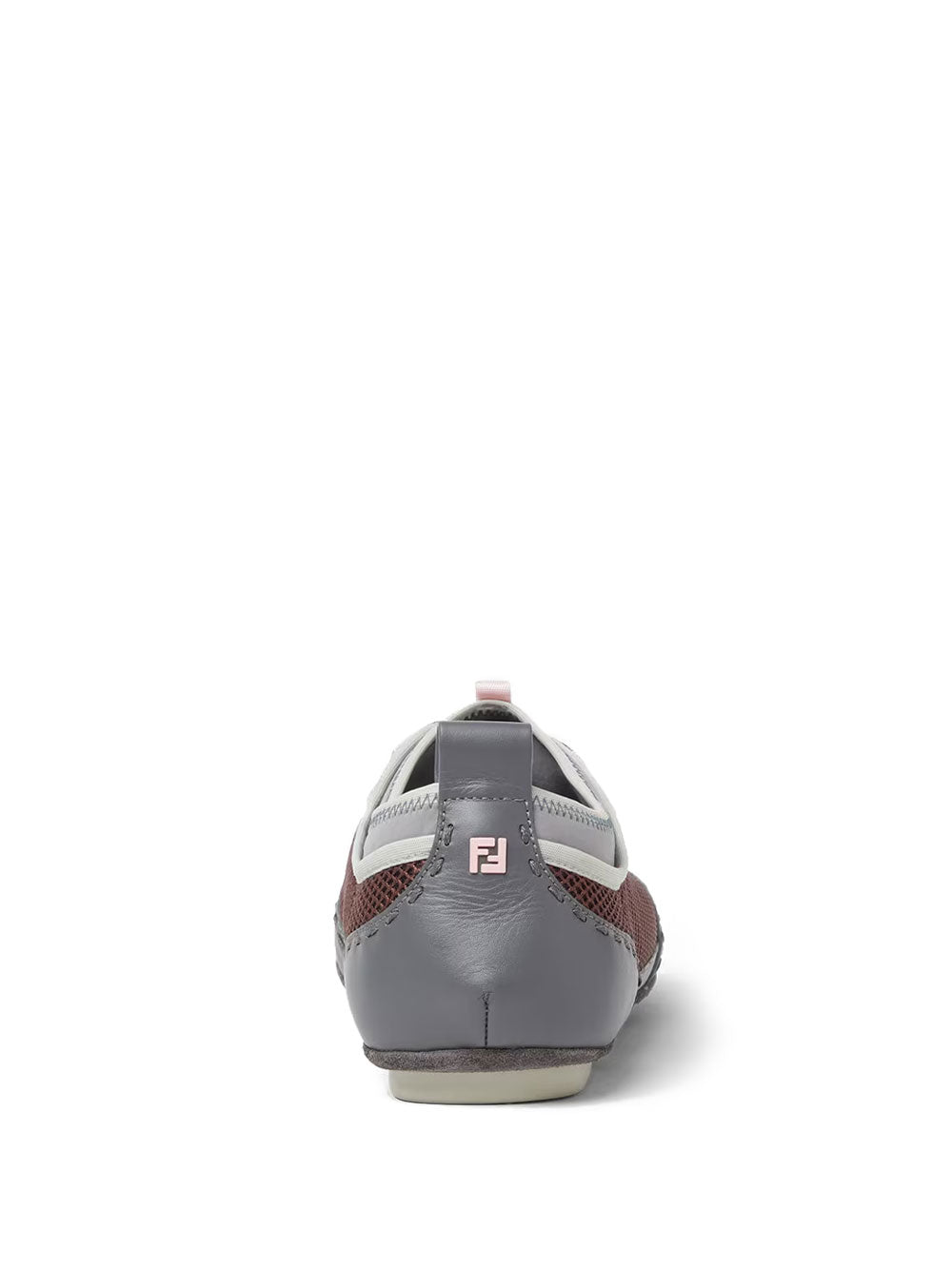 Fendi Men Fendi Fit Mesh And Leather Sneakers FENDI