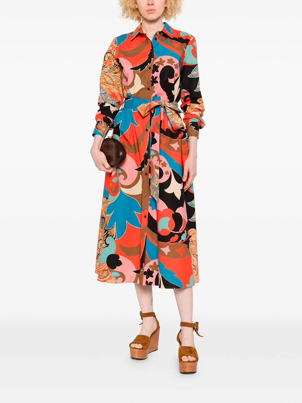 Etro Women Midi Dress With Belt ETRO