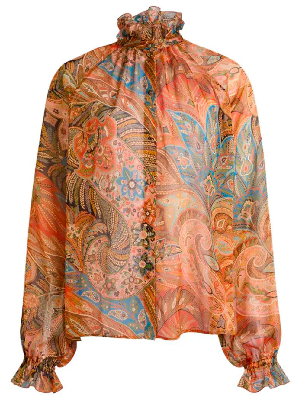 Etro Women Shirt With Frill On The Collar ETRO