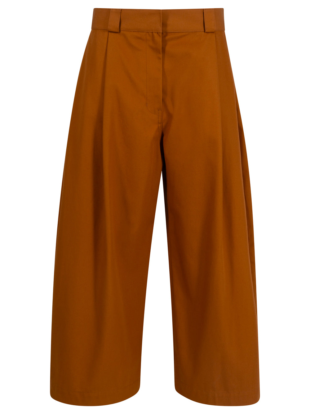 Balenciaga Women Barrel-Leg Pleated Long Bermudas BALENCIAGA