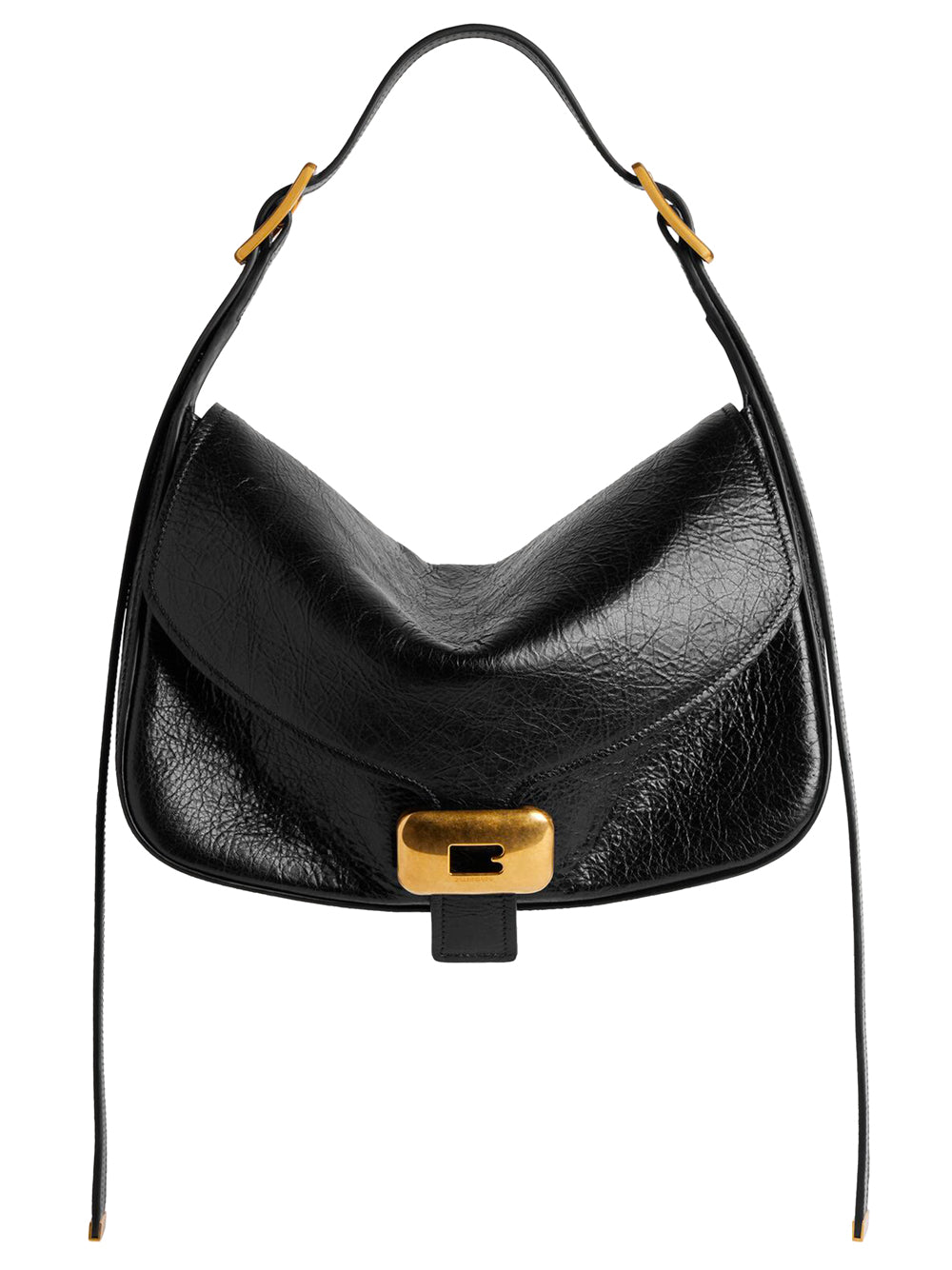 Balenciaga Women Women`S Clicca Shoulder Bag Medium In Black BALENCIAGA