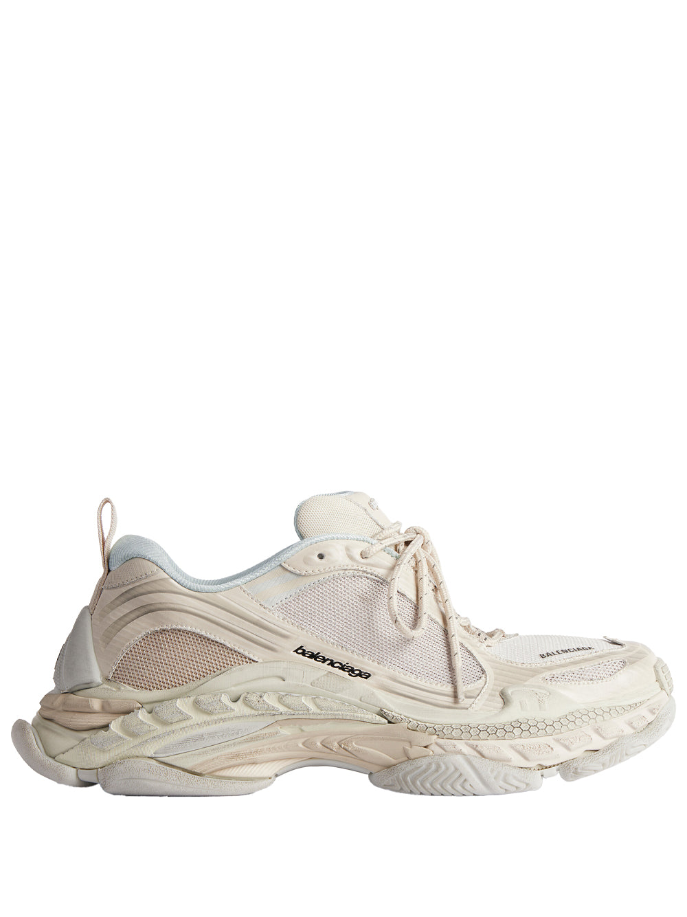 Balenciaga Women Triple S.2 Worn-Out Effect Mesh Sneakers BALENCIAGA