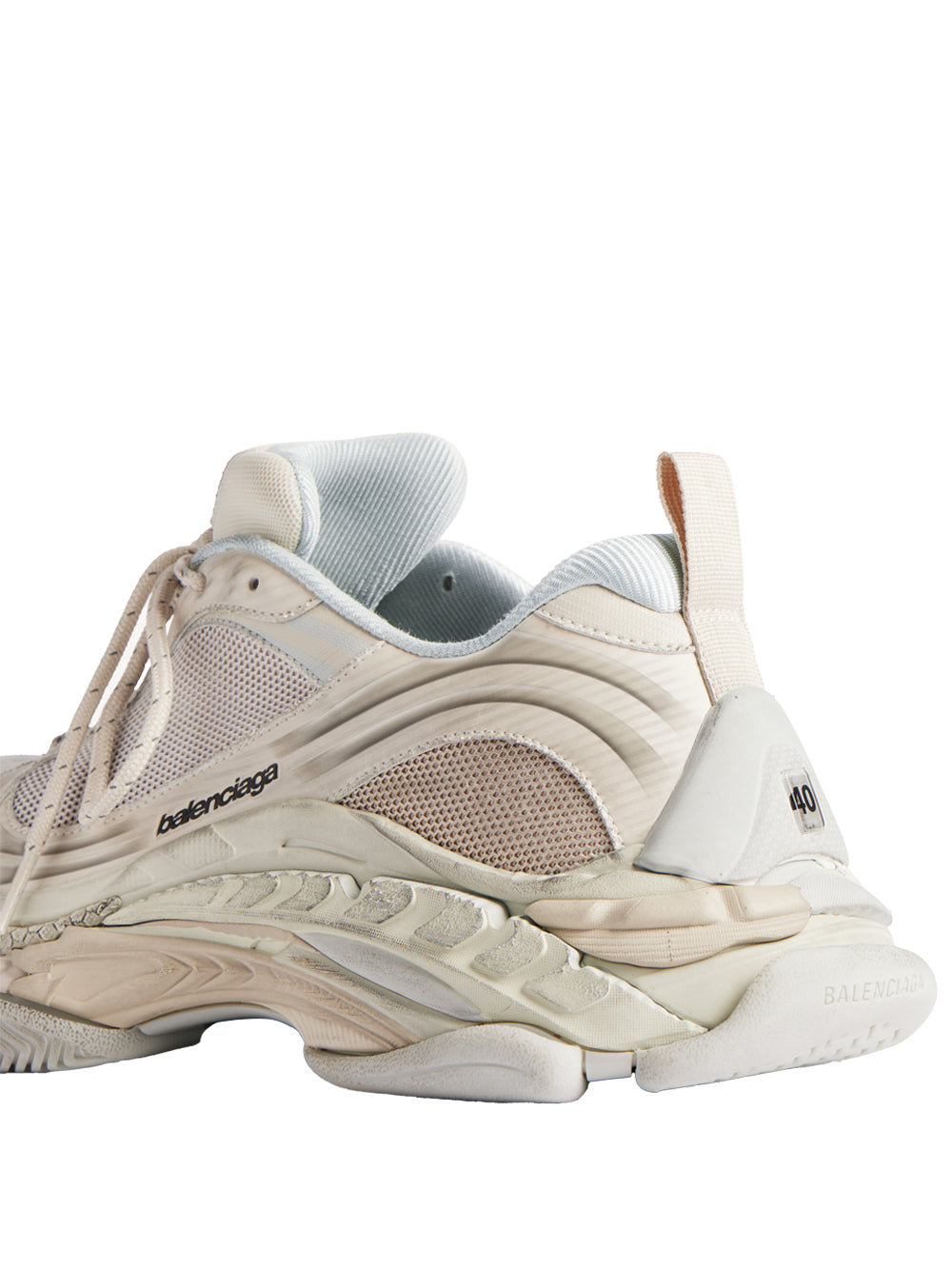 Balenciaga Women Triple S.2 Worn-Out Effect Mesh Sneakers BALENCIAGA