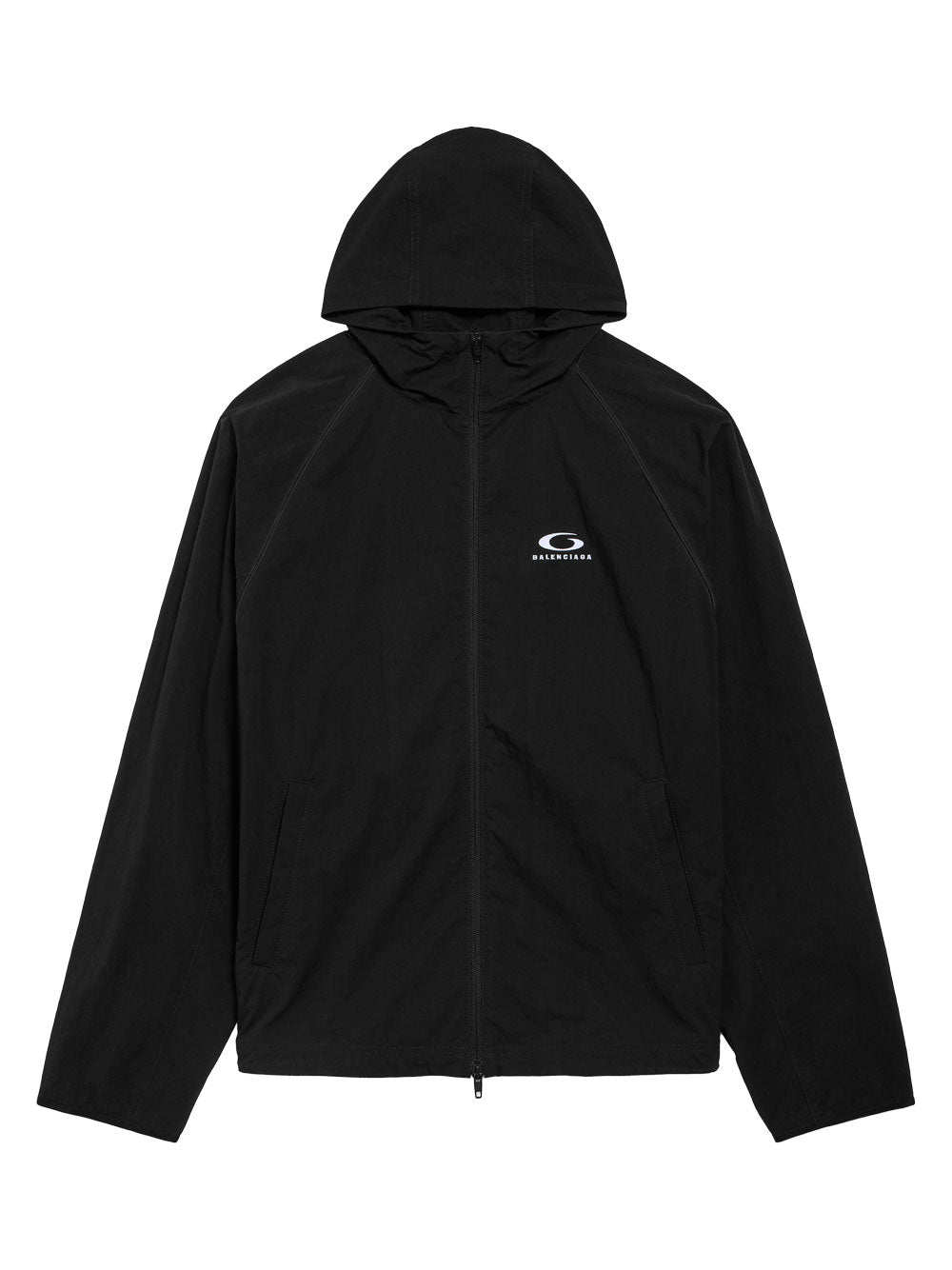 Balenciaga Men Technical Hooded Tracksuit Jacket BALENCIAGA