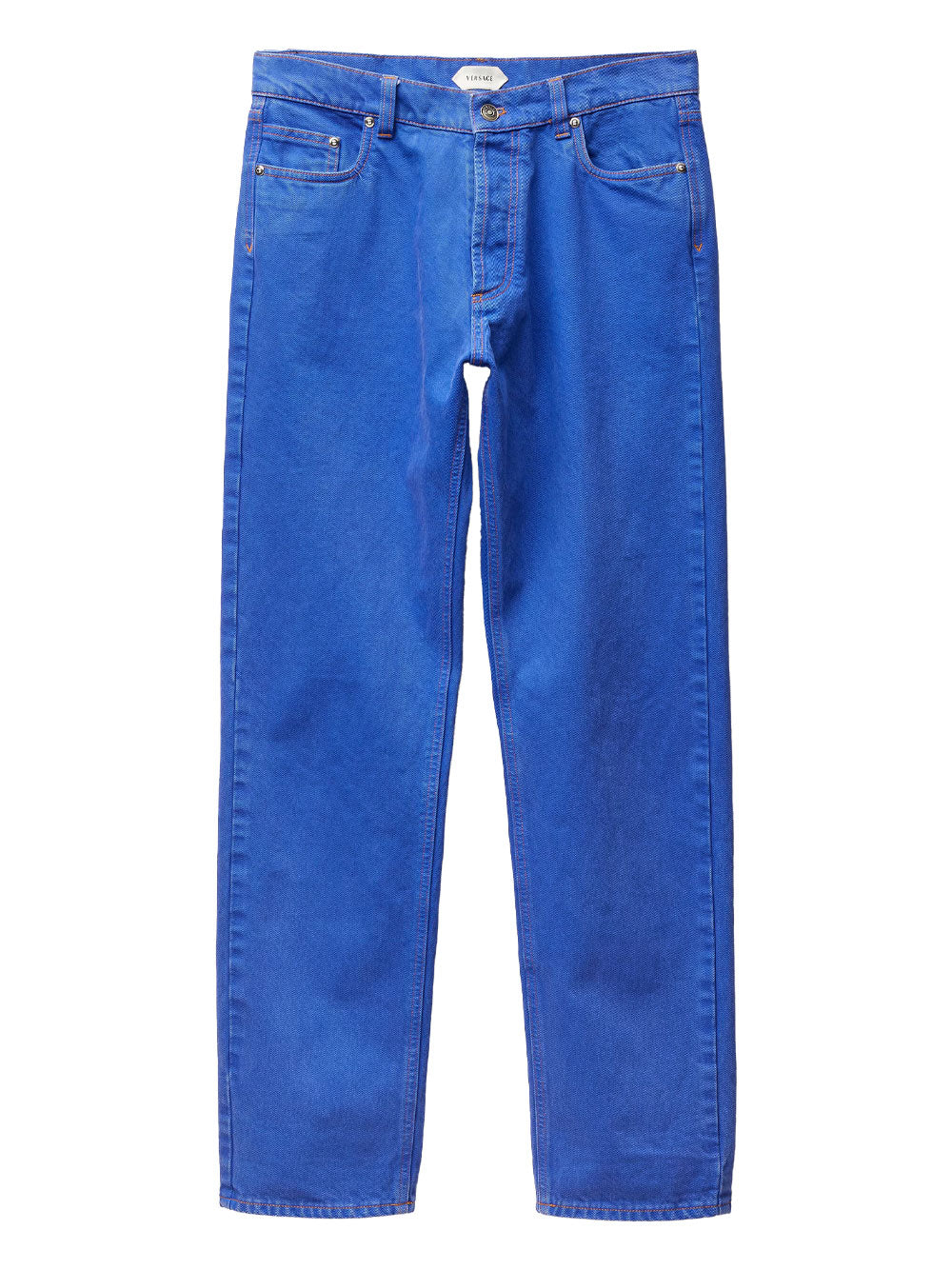 Versace Women Regular Waist Colored Denim Jeans VERSACE