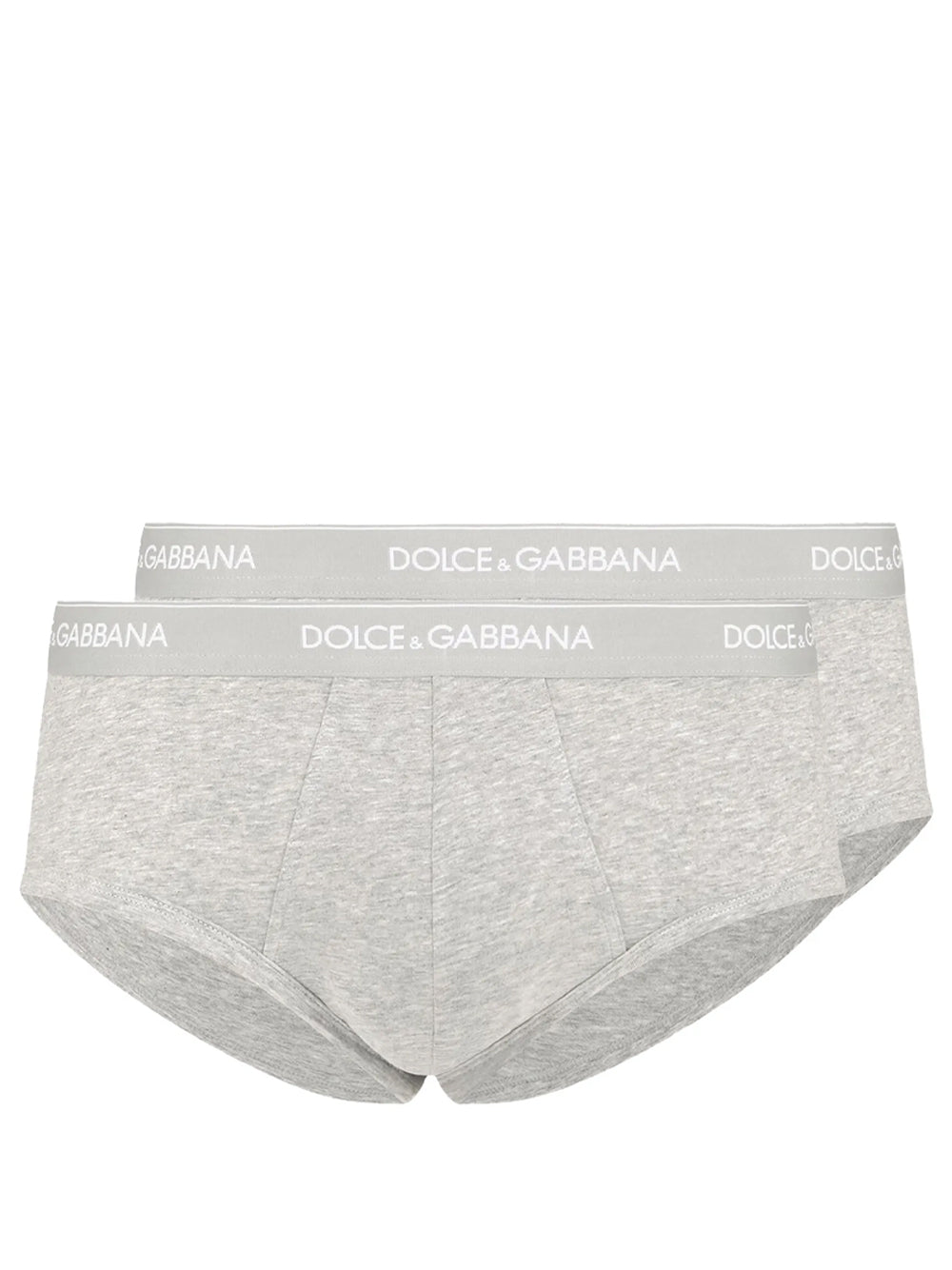 Dolce & Gabbana Men Two-Pack Of Stretch Cotton Brando Briefs DOLCE & GABBANA