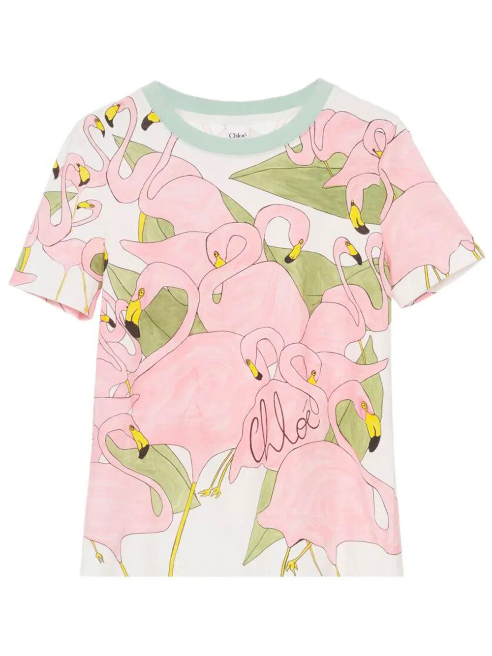 Chloe Women Baby Fit Logo T-Shirt In Cotton Jersey CHLOE