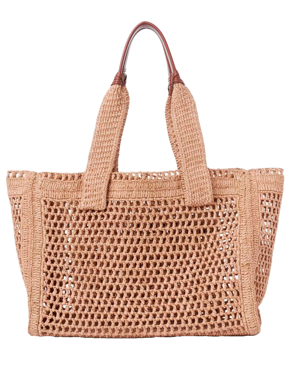 Chloe Women Summer Banana East-West Tote Bag In Raffia CHLOE