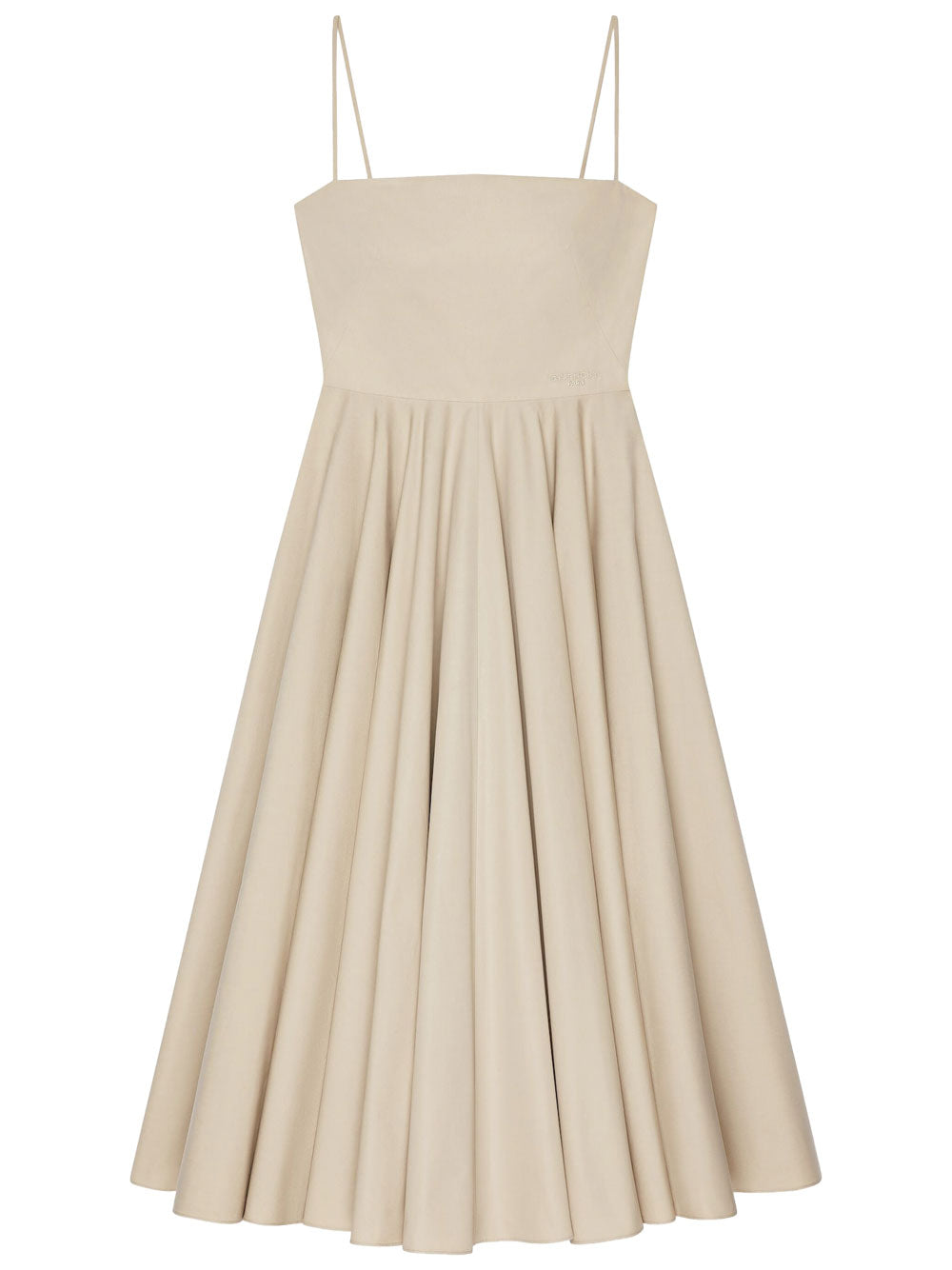 Givenchy Women Sliced Long Dress In Poplin GIVENCHY