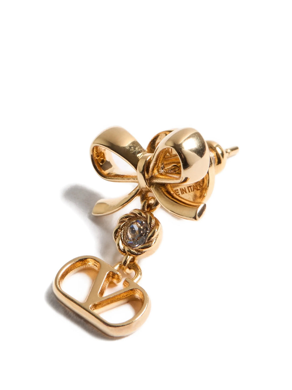 Valentino Garavani Women Vlogo Signature Earrings In Metal And Swarovski® Crystals VALENTINO GARAVANI