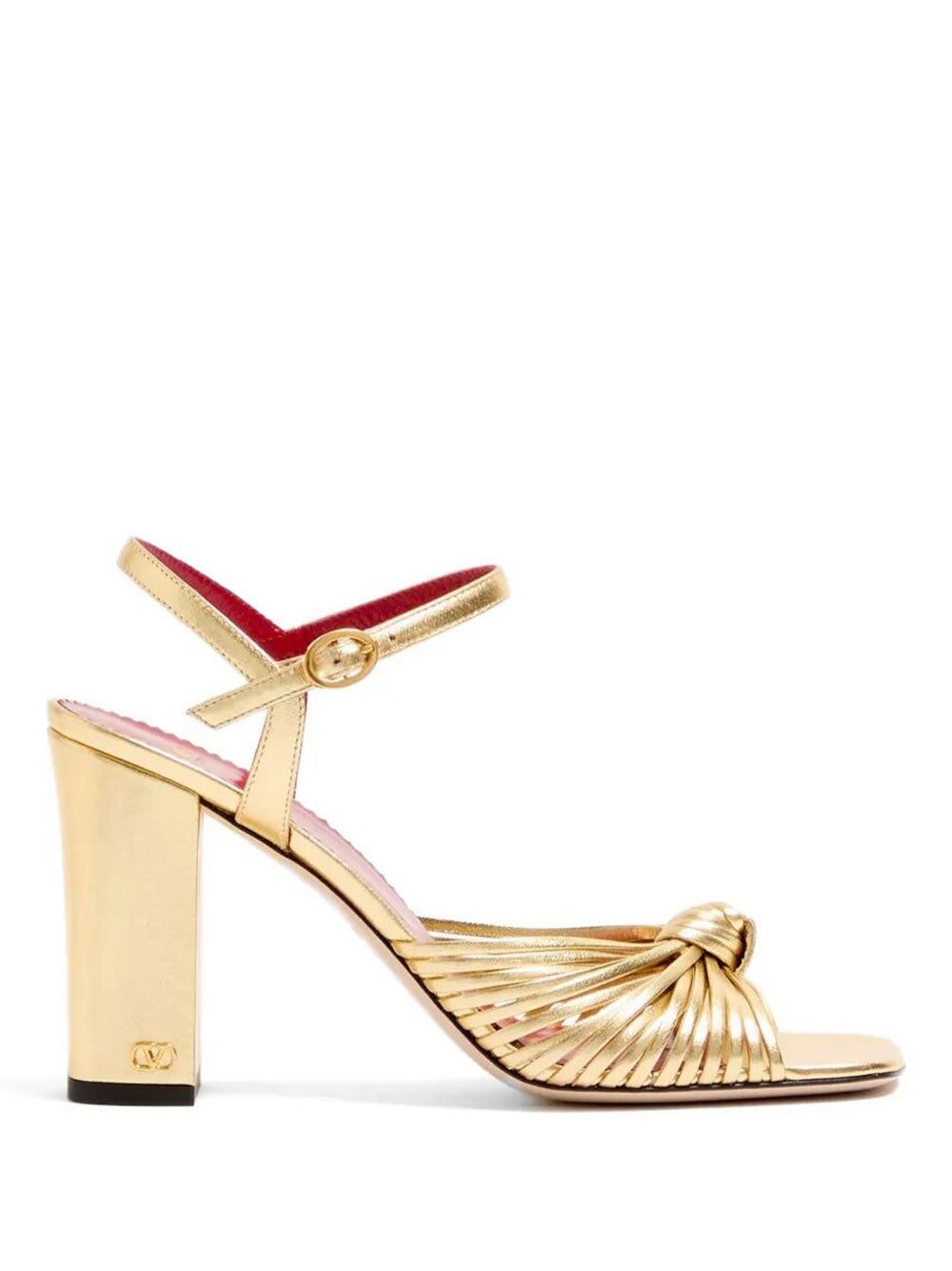 Valentino Garavani Women Annet 90 Laminated Nappa Leather Sandals VALENTINO GARAVANI