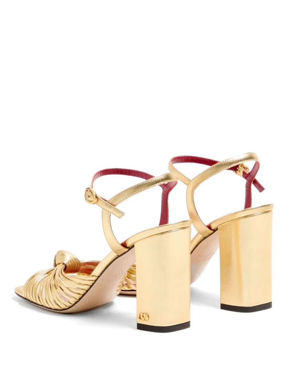 Valentino Garavani Women Annet 90 Laminated Nappa Leather Sandals VALENTINO GARAVANI