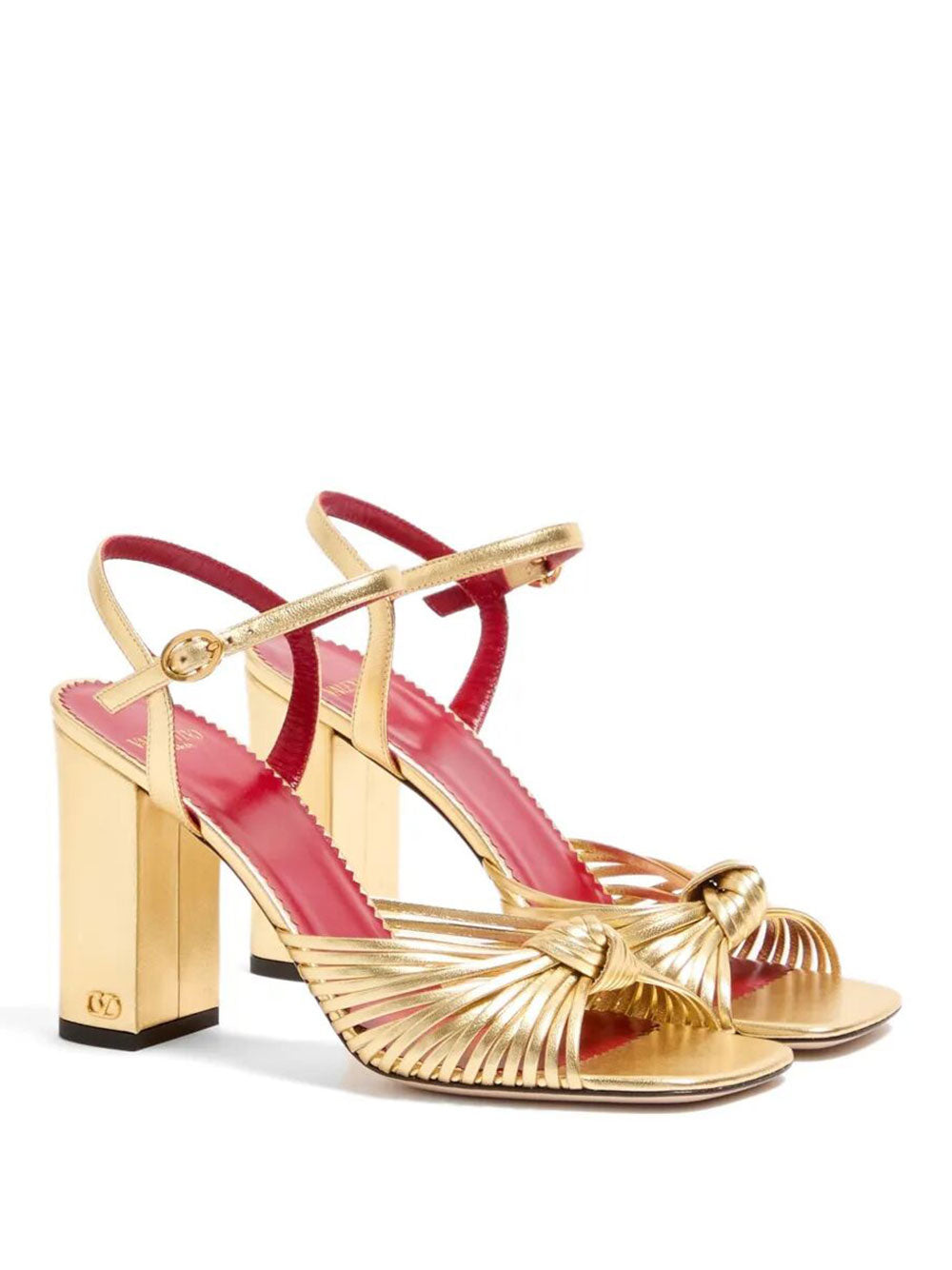 Valentino Garavani Women Annet 90 Laminated Nappa Leather Sandals VALENTINO GARAVANI