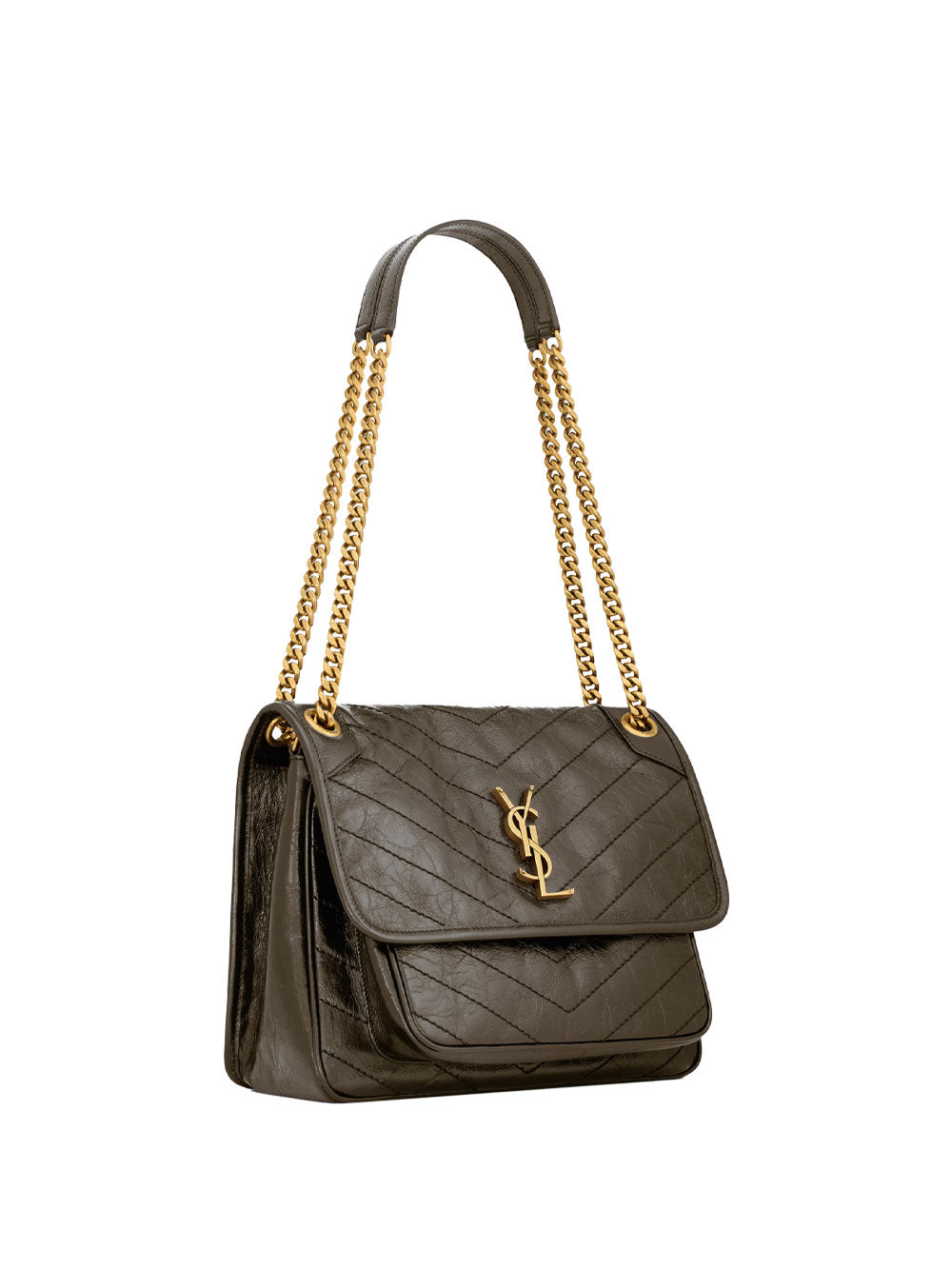 Saint Laurent Women Niki Medium Soft Bag In Vintage Leather SAINT LAURENT