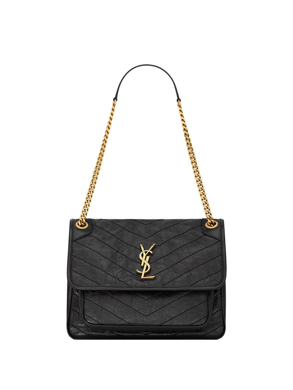 Saint Laurent Women Niki Medium Soft Bag In Vintage Leather SAINT LAURENT
