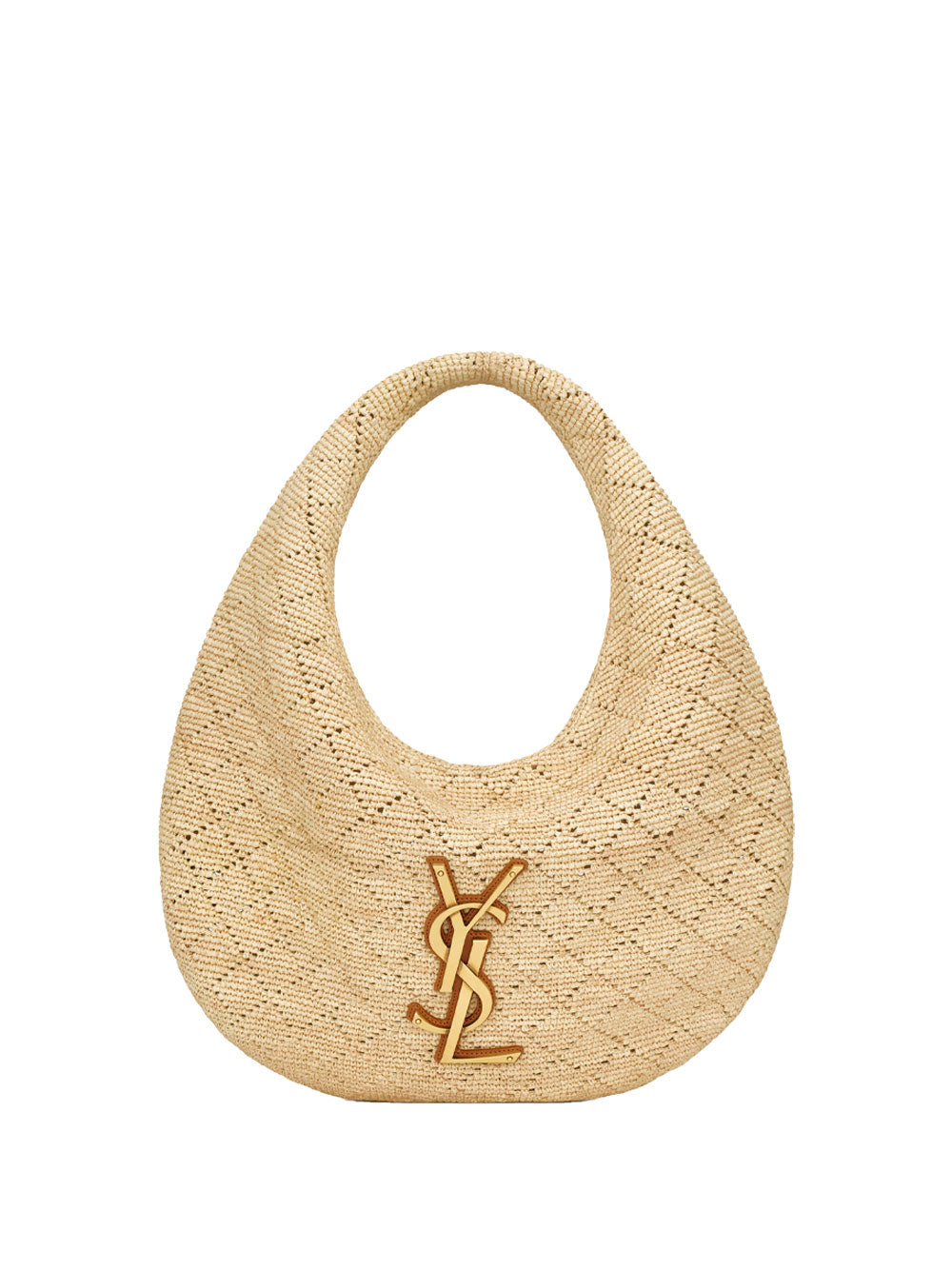 Saint Laurent Women Icare Hobo In Raffia SAINT LAURENT
