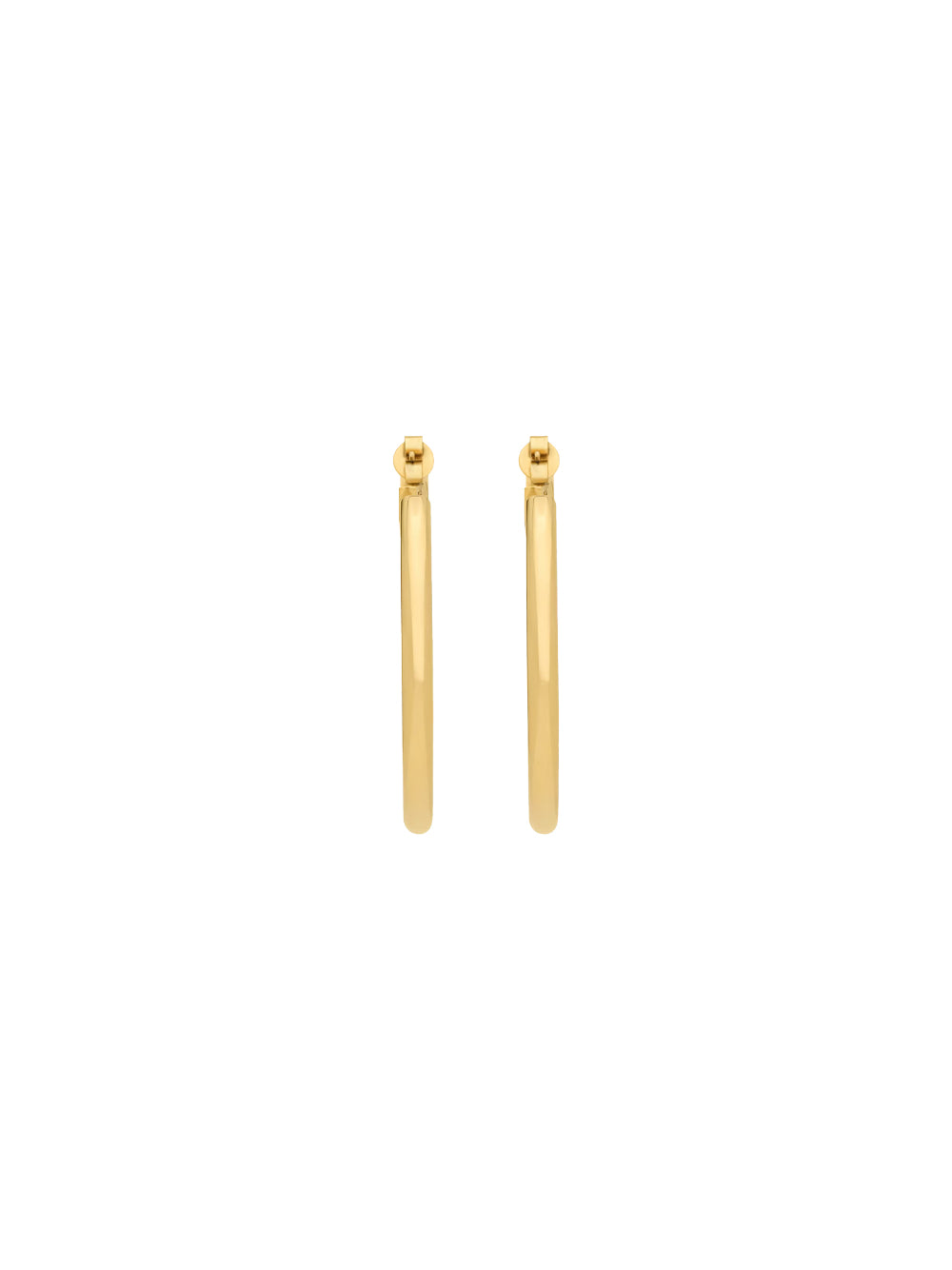 Saint Laurent Women Cassandre Hoop Earrings In Metal SAINT LAURENT