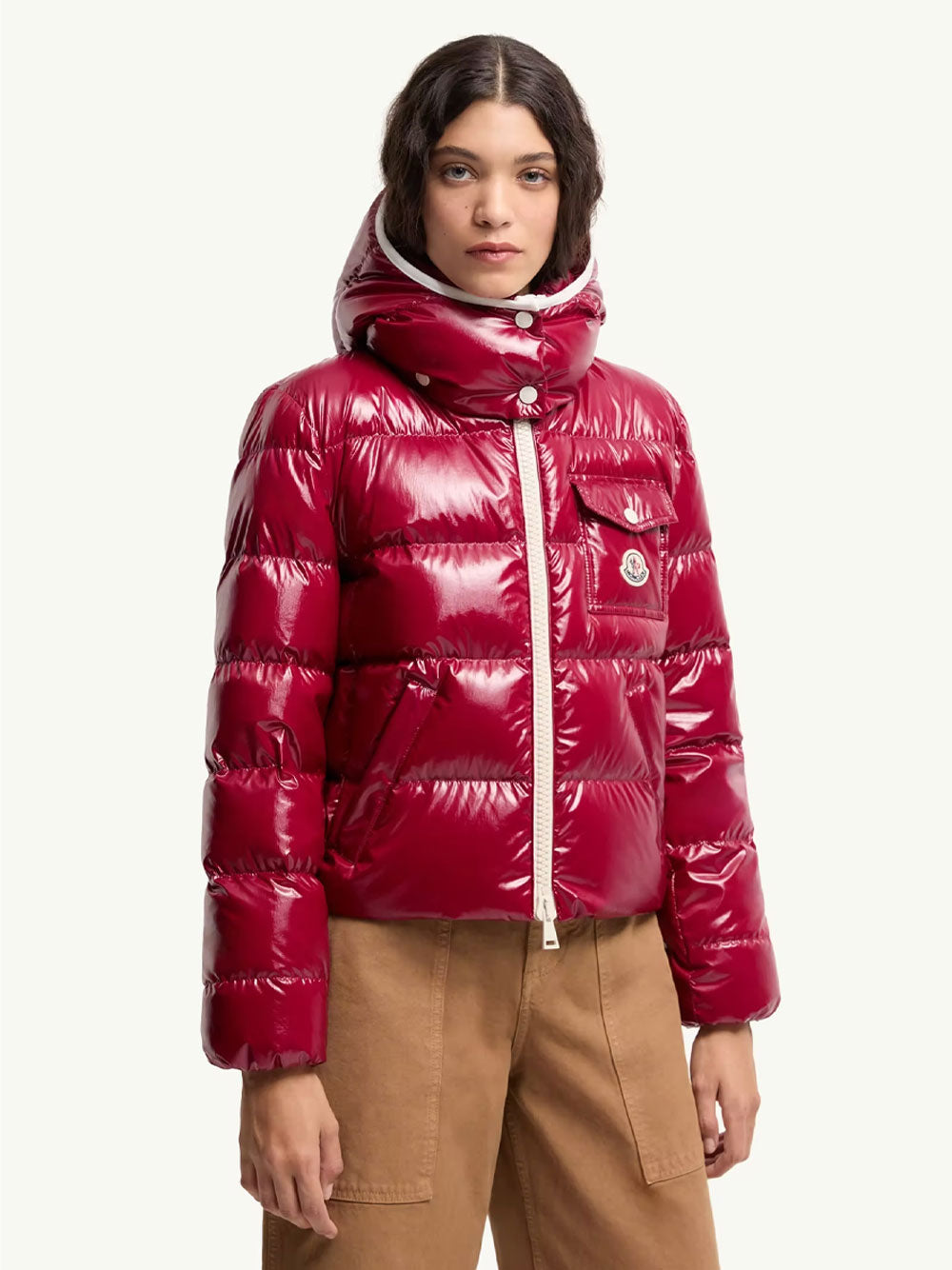 Moncler Women Andro Short Down Jacket With Detachable Hood MONCLER