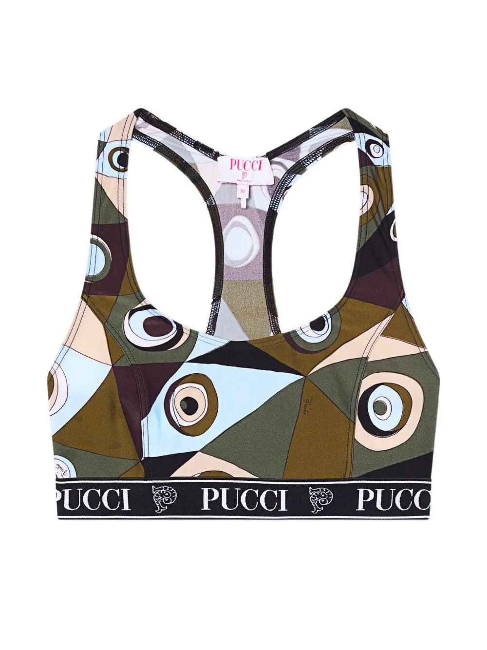 Pucci Women Reggiseno Sportivo In Stampa Occhi PUCCI