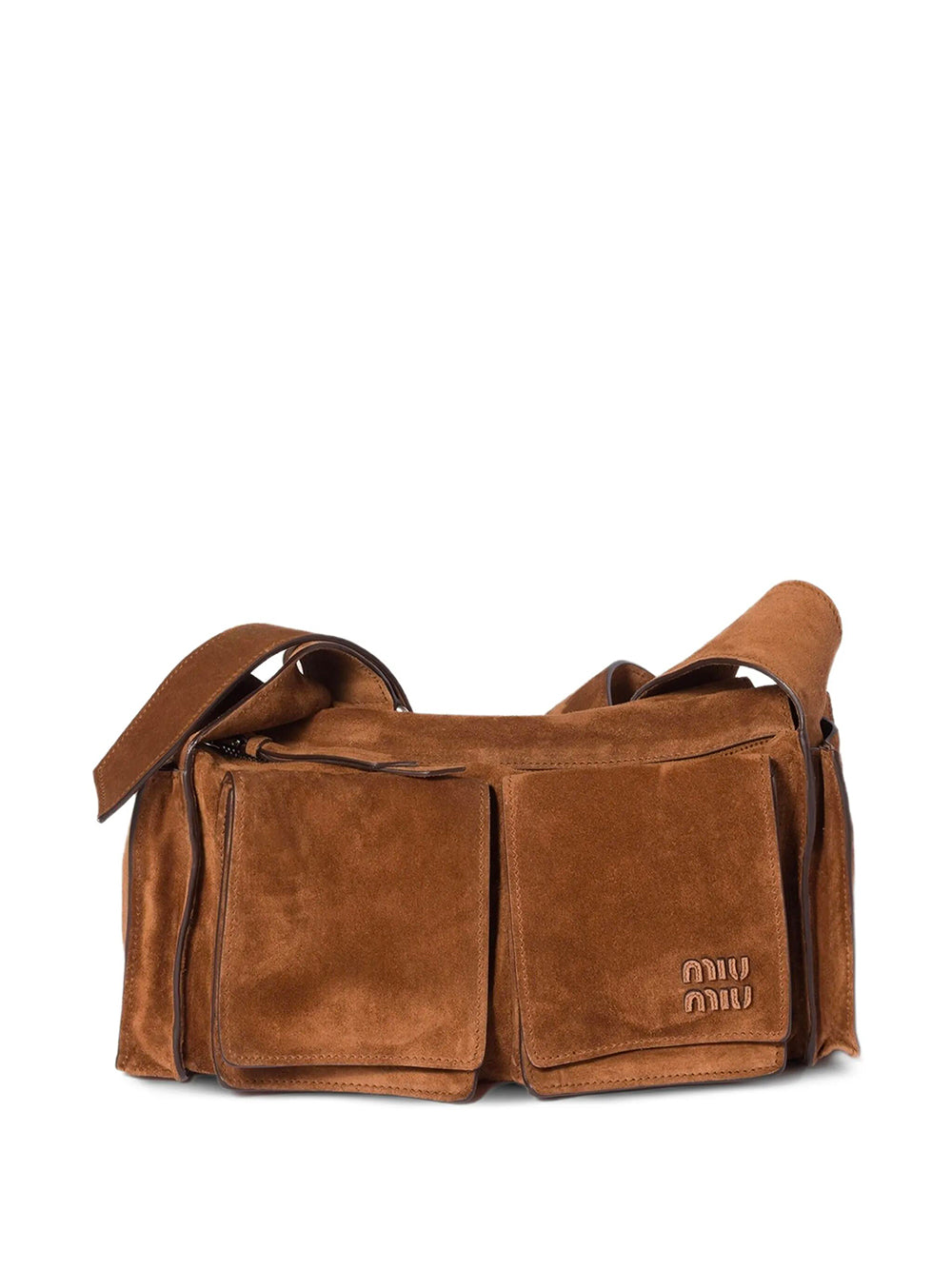 Miu Miu Women Borsa A Tracolla Utilitaire In Pelle Scamosciata MIU MIU