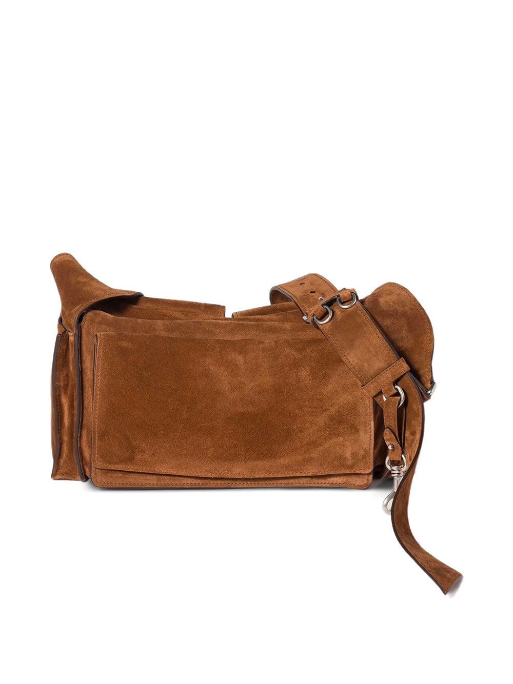 Miu Miu Women Borsa A Tracolla Utilitaire In Pelle Scamosciata MIU MIU