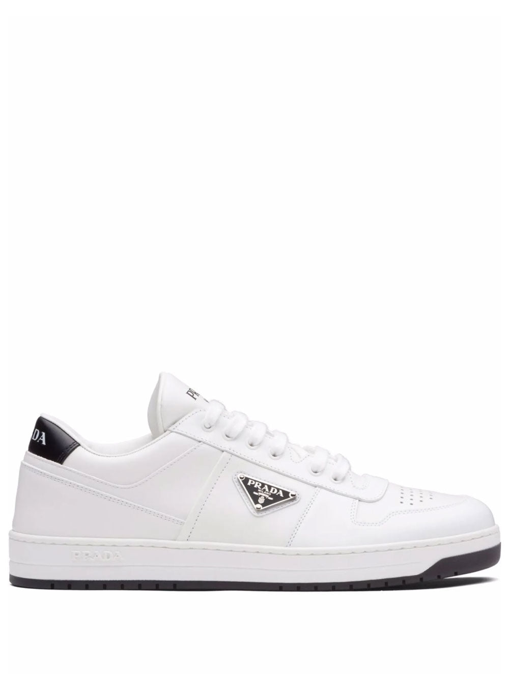 Prada Men Downtown Leather Sneakers PRADA