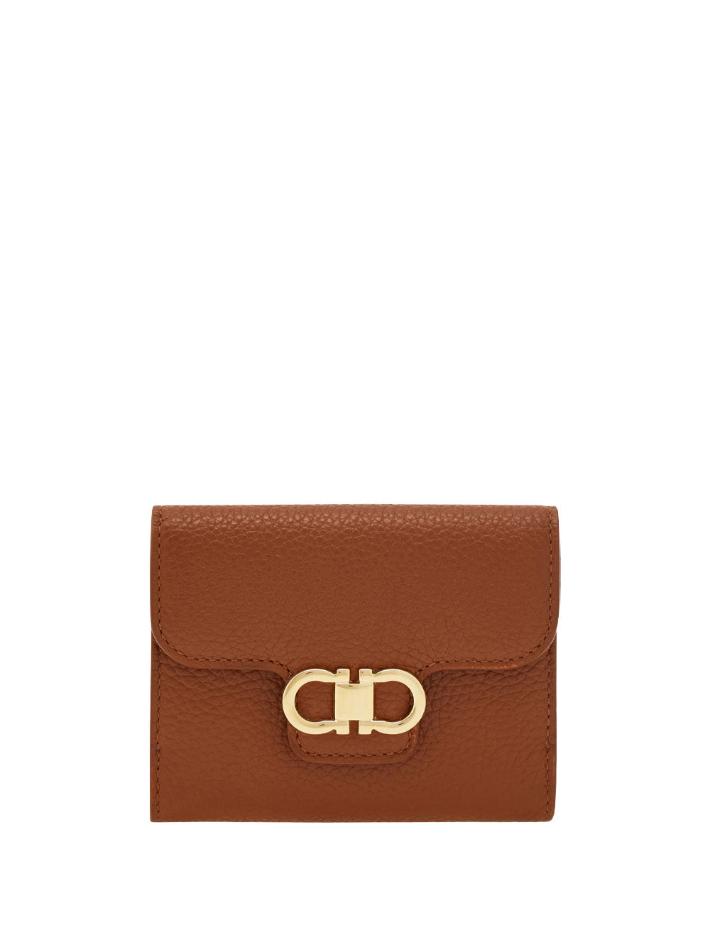 Ferragamo Women Gancini Hammered Leather Compact Wallet FERRAGAMO